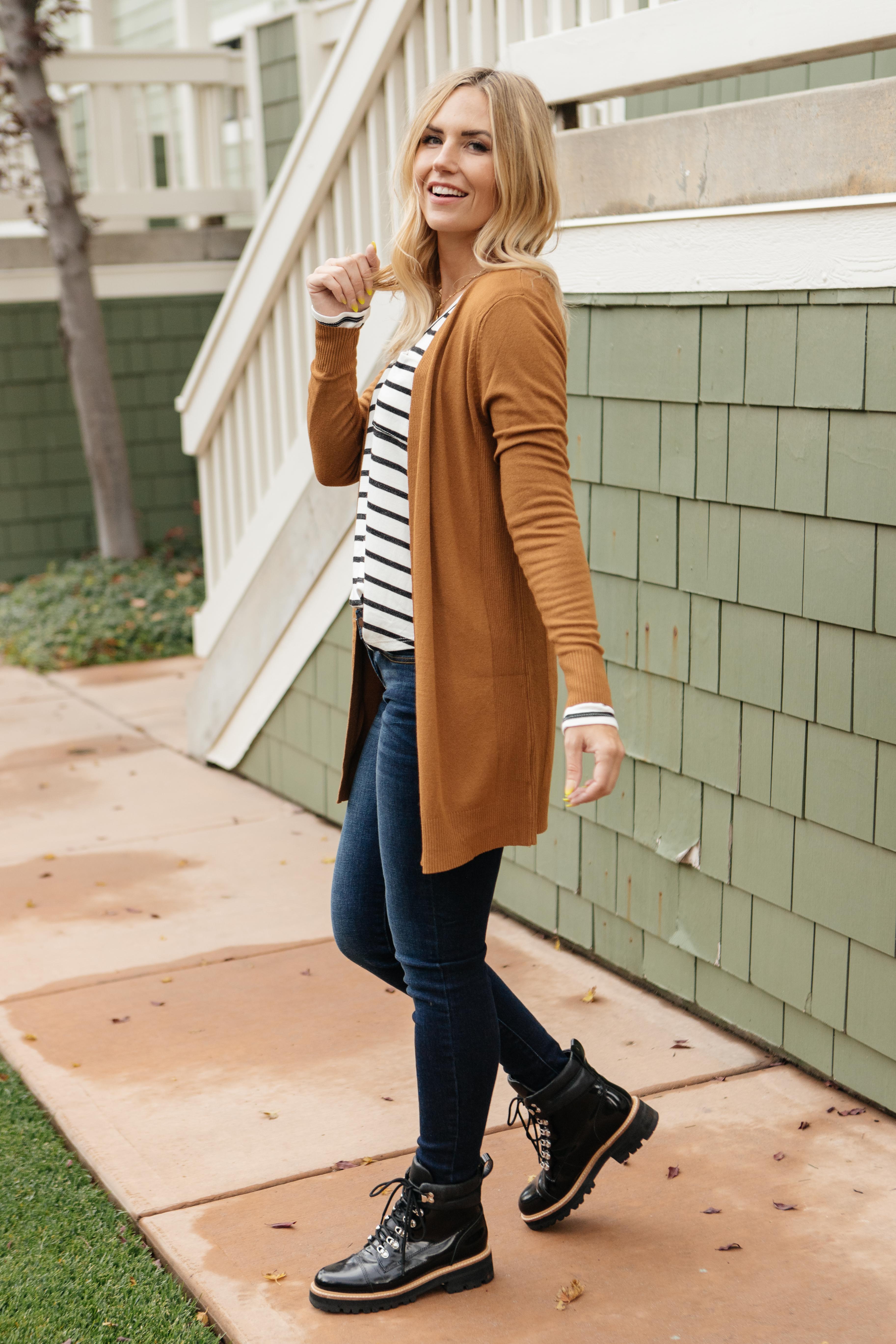 Million Dollar Caramel Cardigan