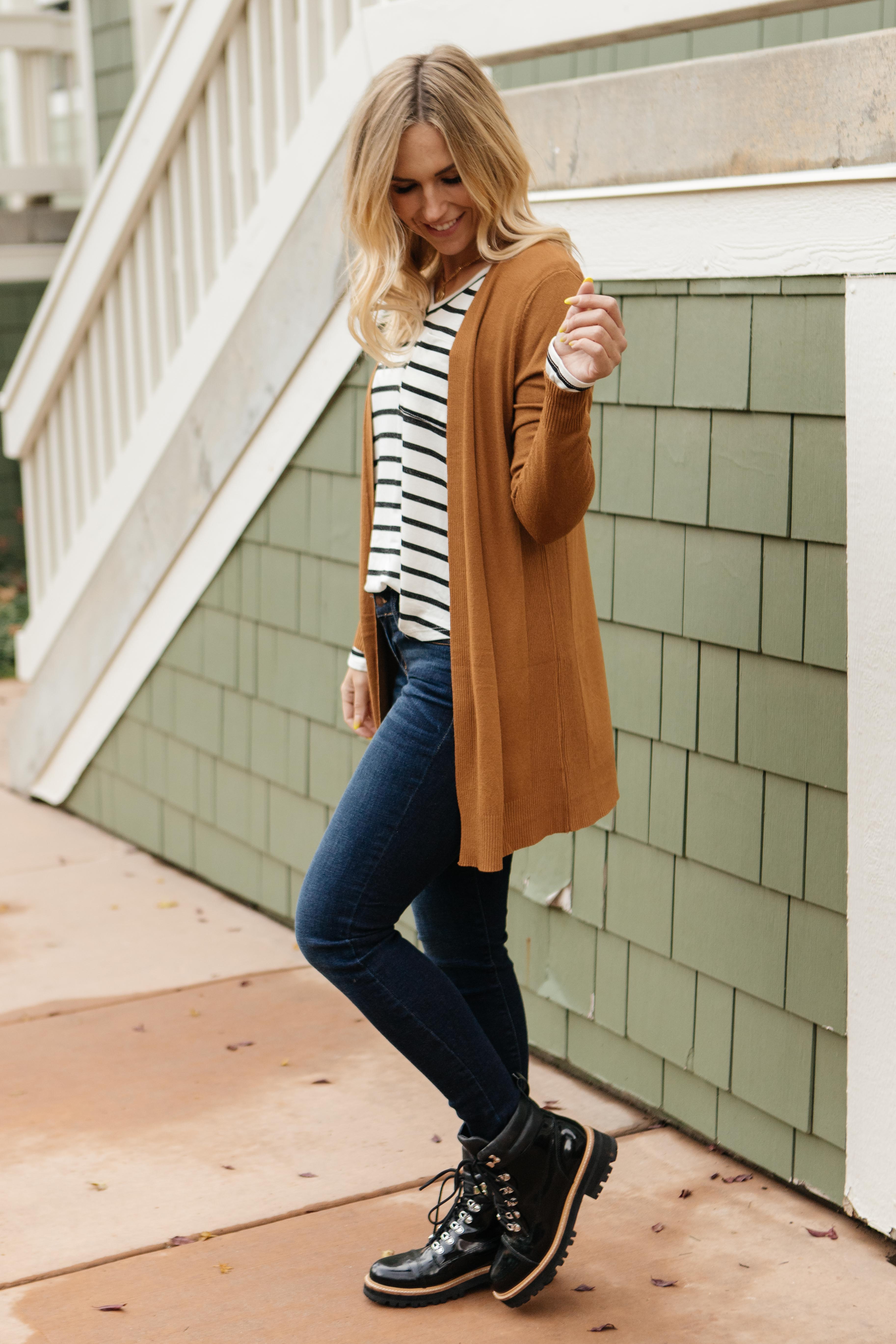 Million Dollar Caramel Cardigan