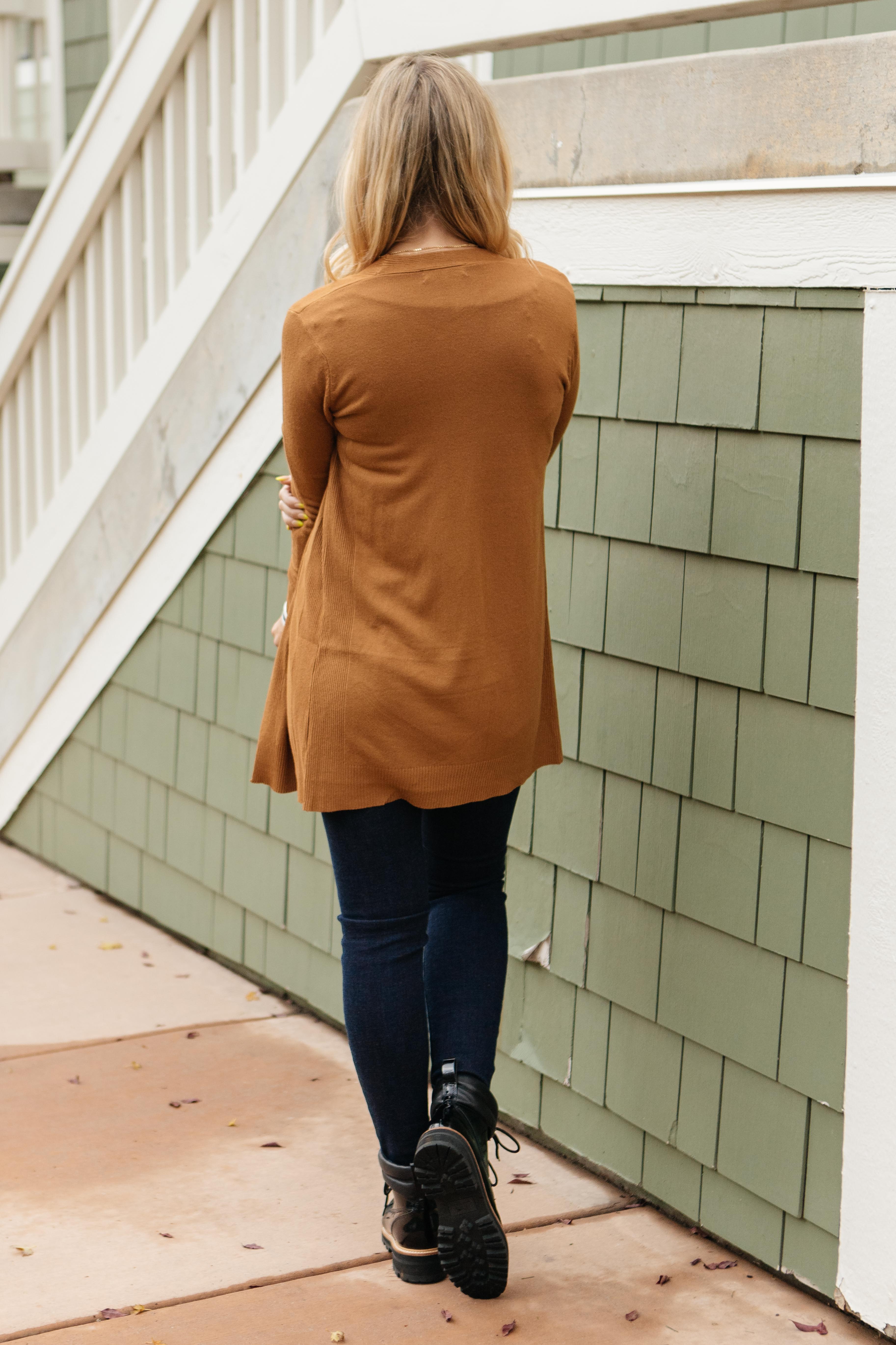 Million Dollar Caramel Cardigan