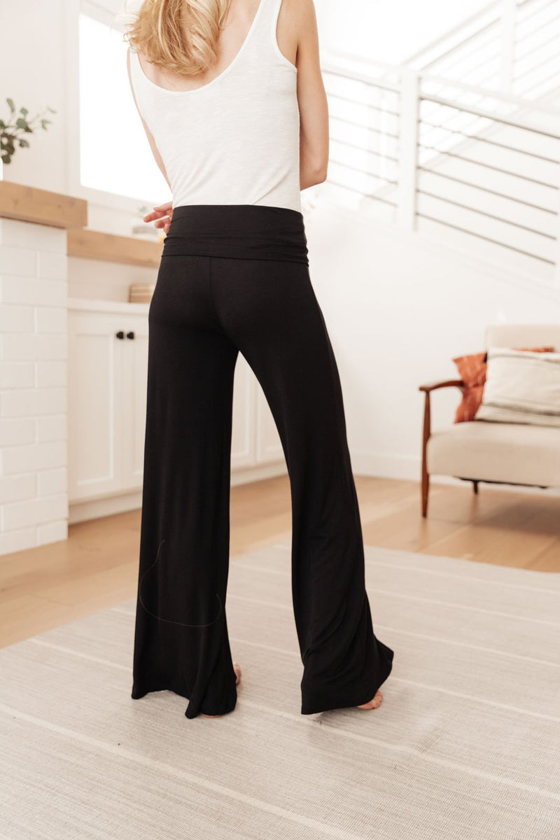 On The Move Knit Pants in Black