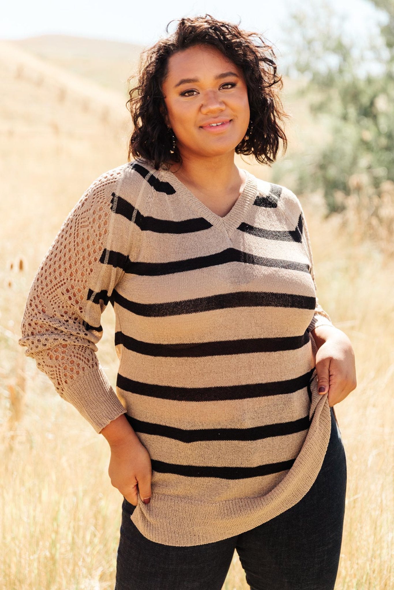 Safe And Sound Striped Top