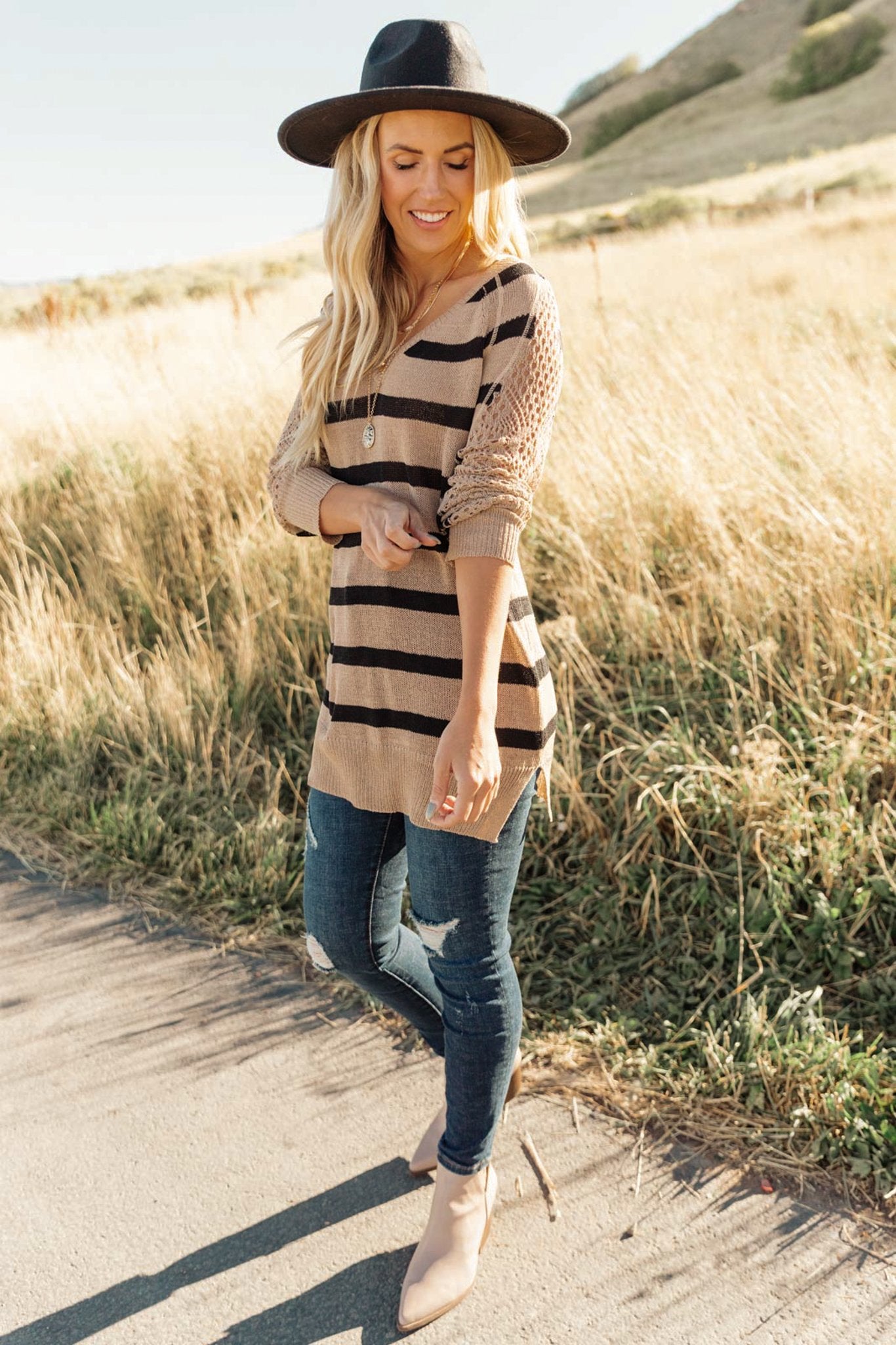 Safe And Sound Striped Top