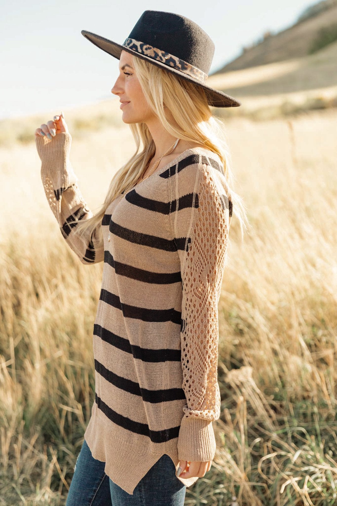 Safe And Sound Striped Top