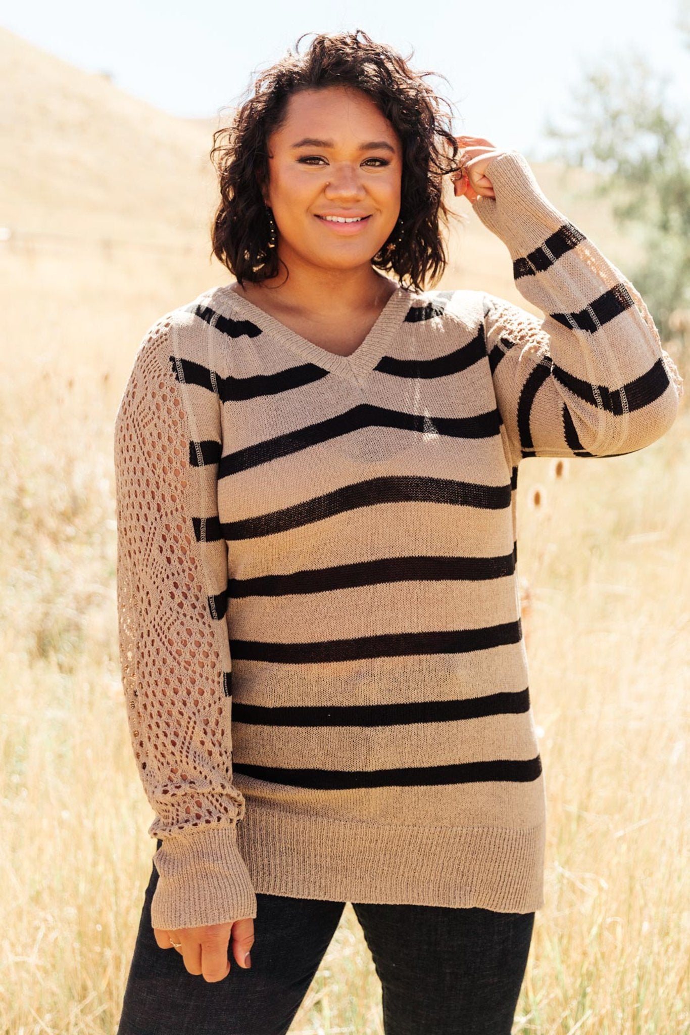 Safe And Sound Striped Top