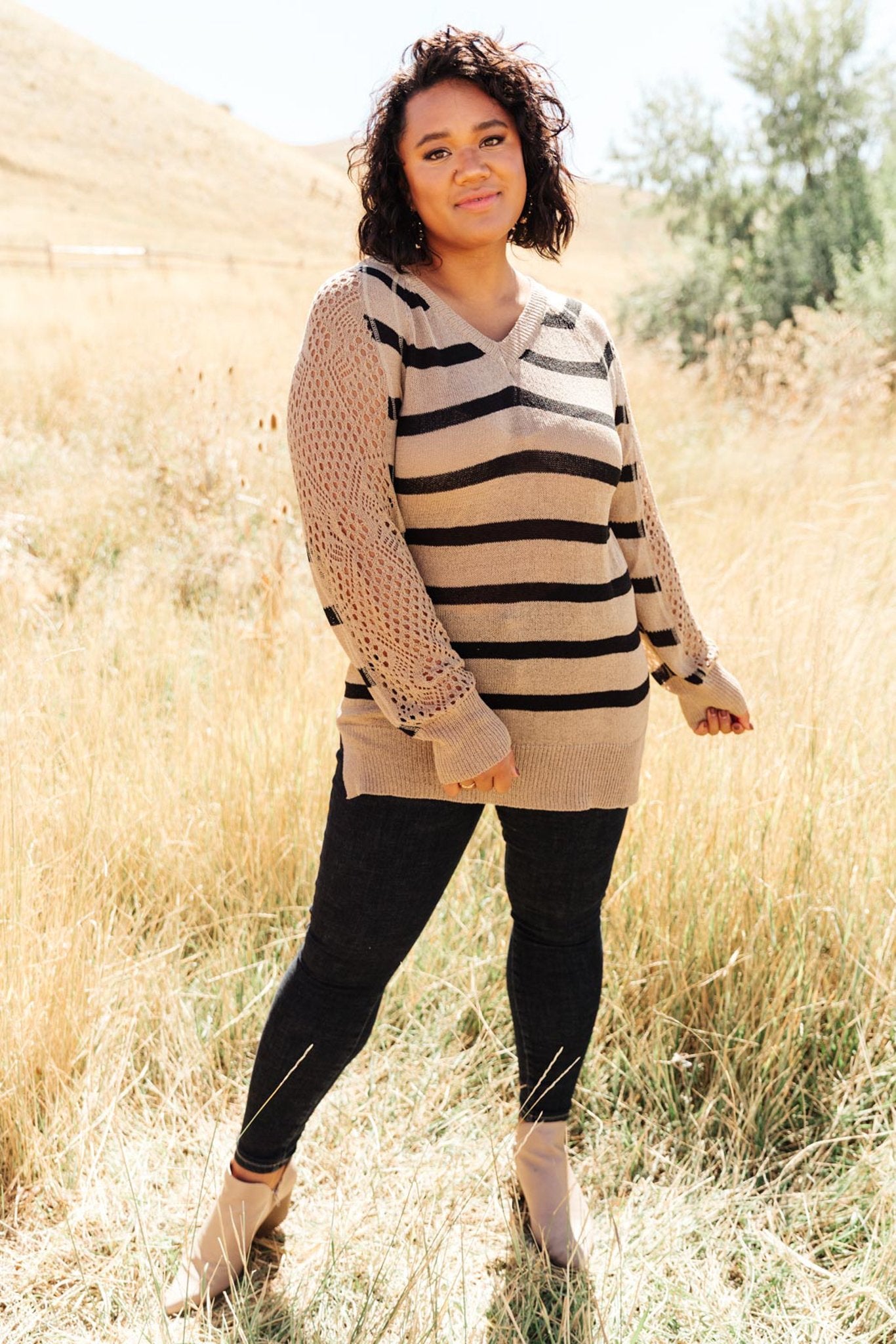 Safe And Sound Striped Top