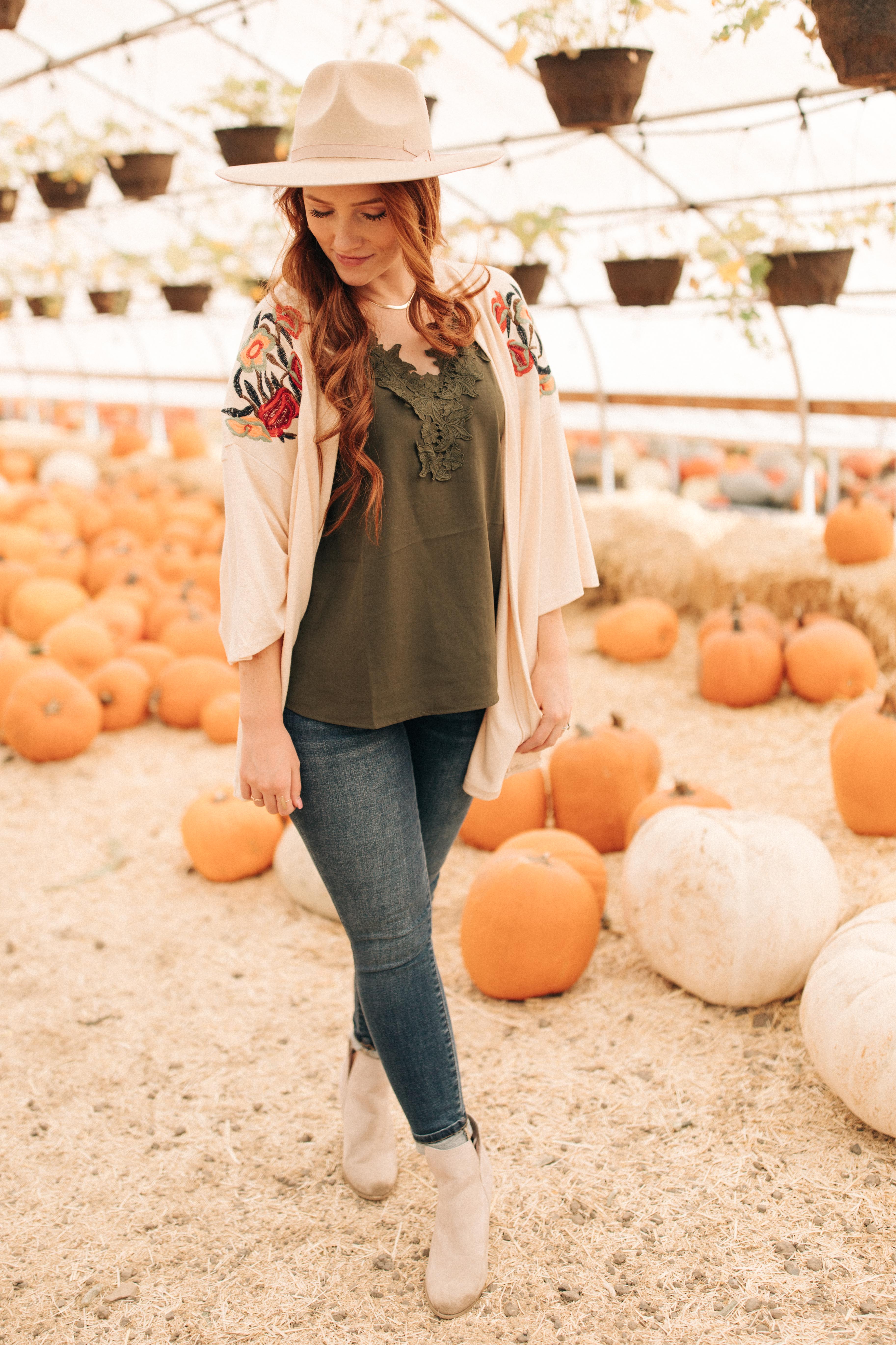 Shoulder Details Cream Cardigan