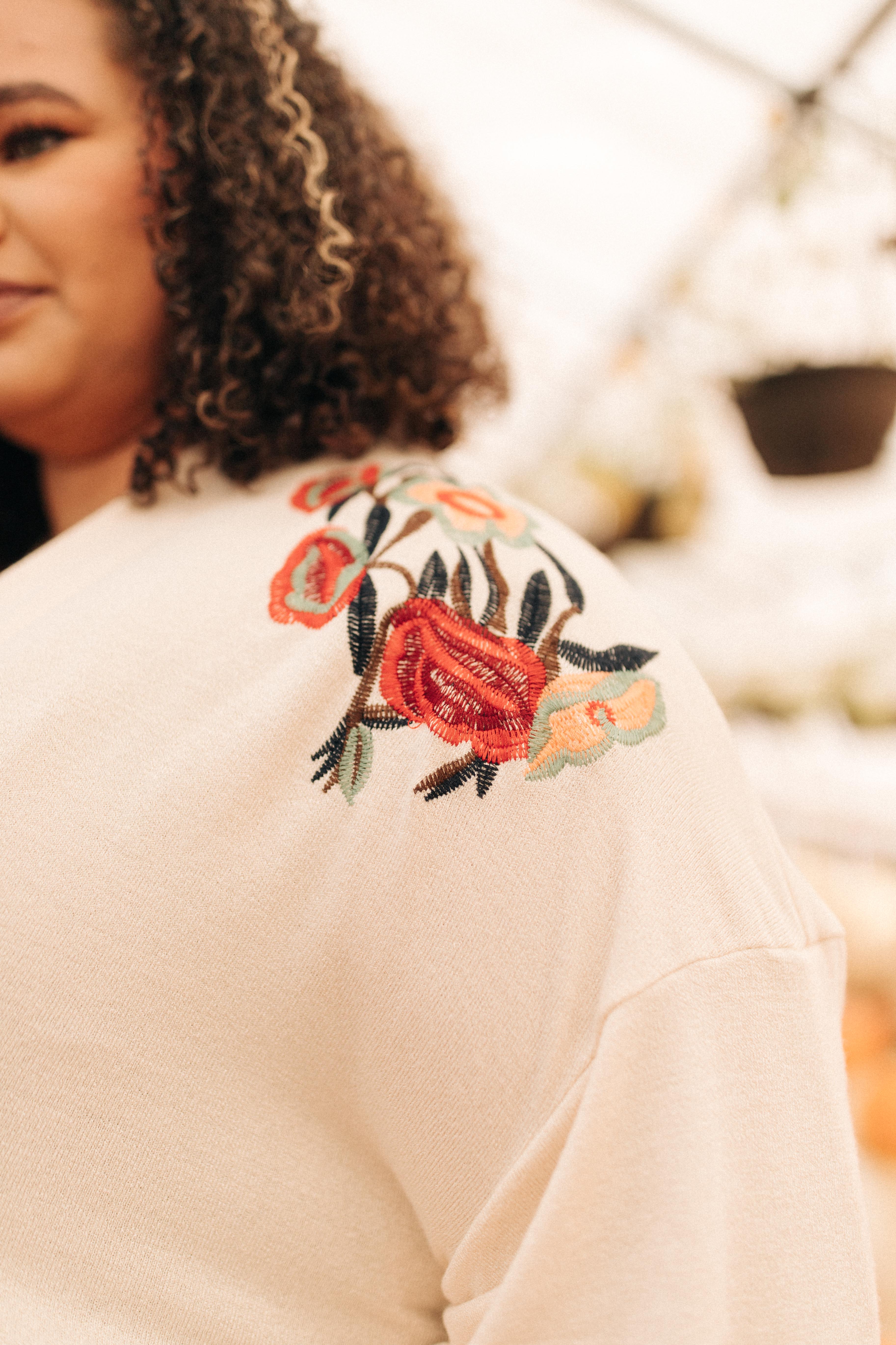 Shoulder Details Cream Cardigan