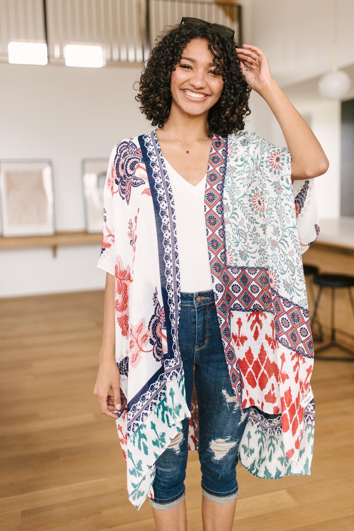 Spring Skies Kimono