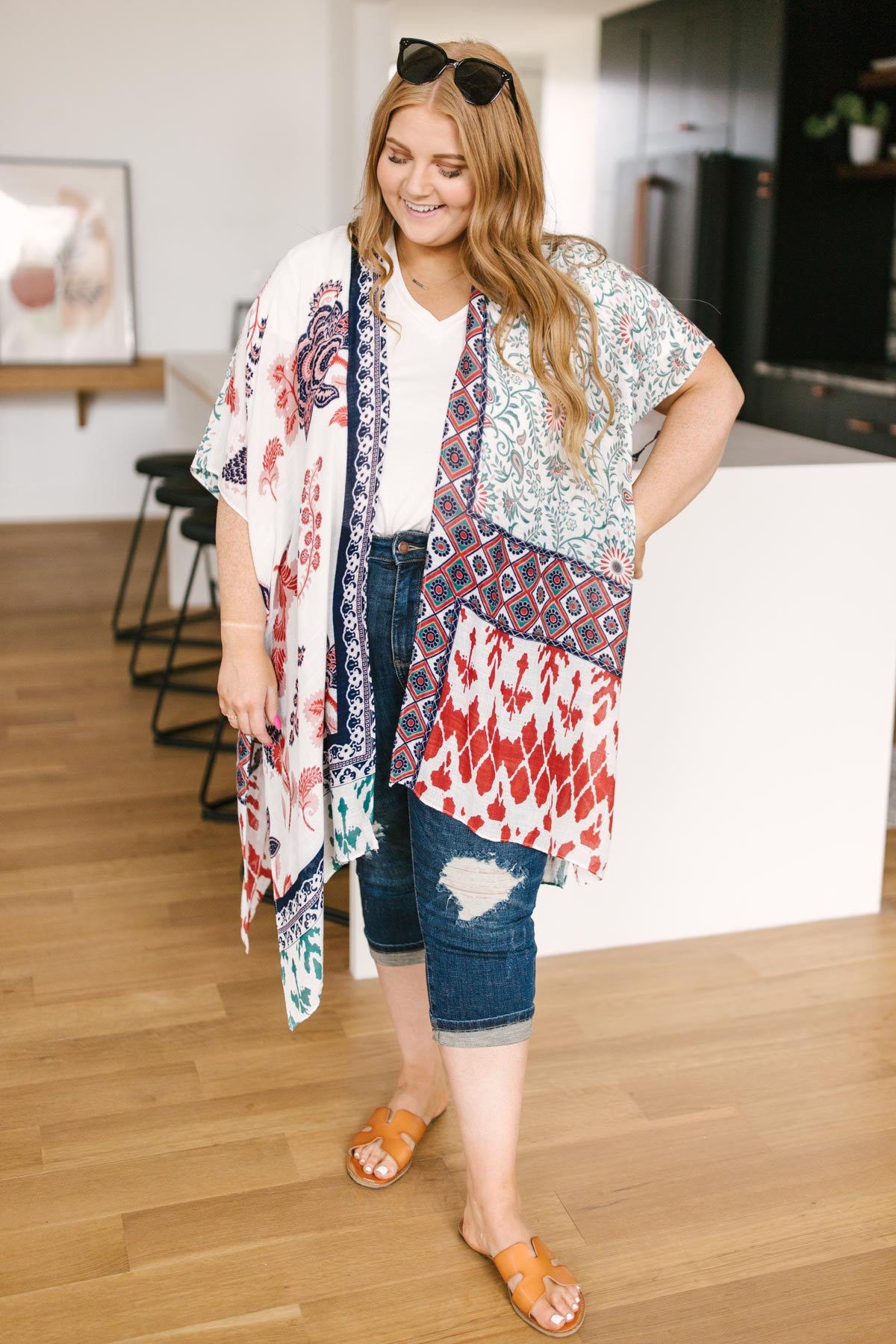 Spring Skies Kimono