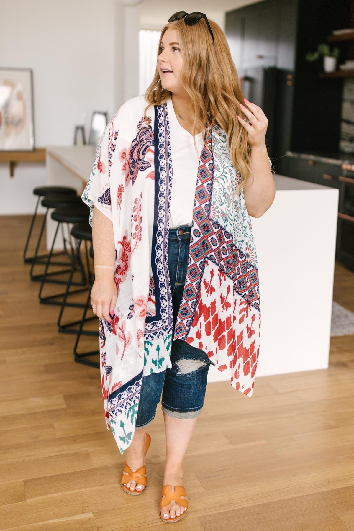 Spring Skies Kimono
