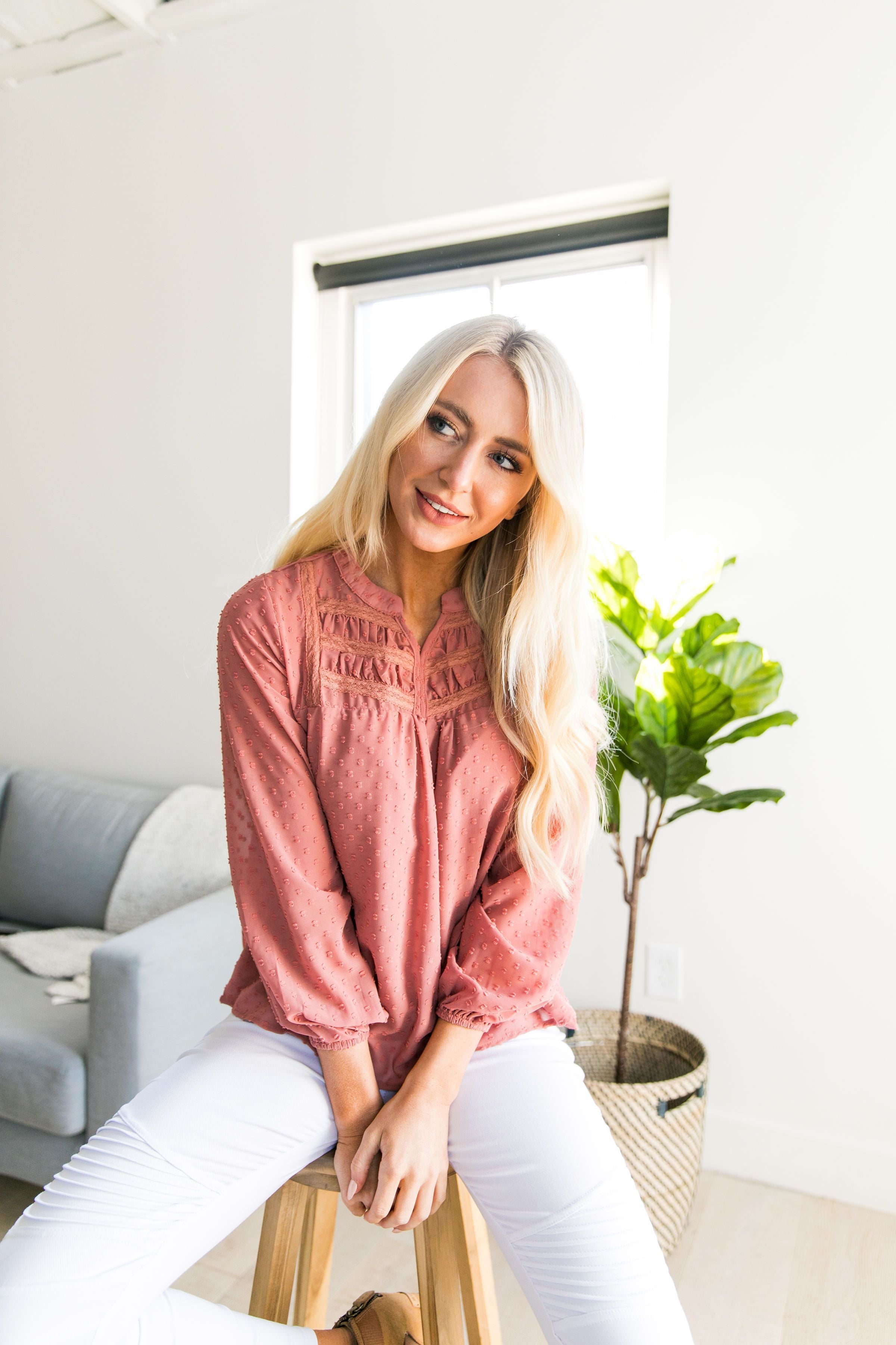 Swiss Miss Blouse - ALL SALES FINAL
