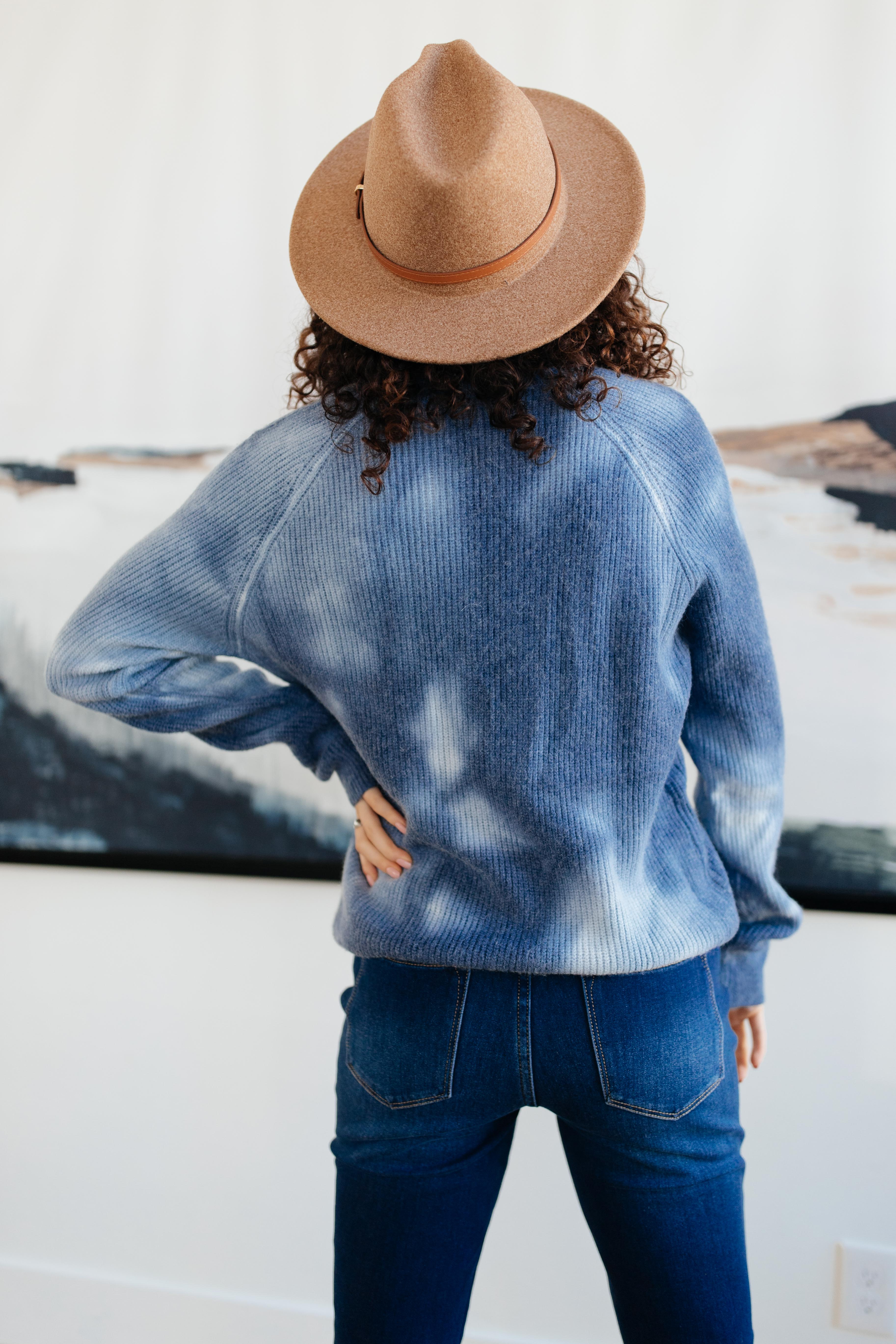 Margo Long Sleeve Top in Blue