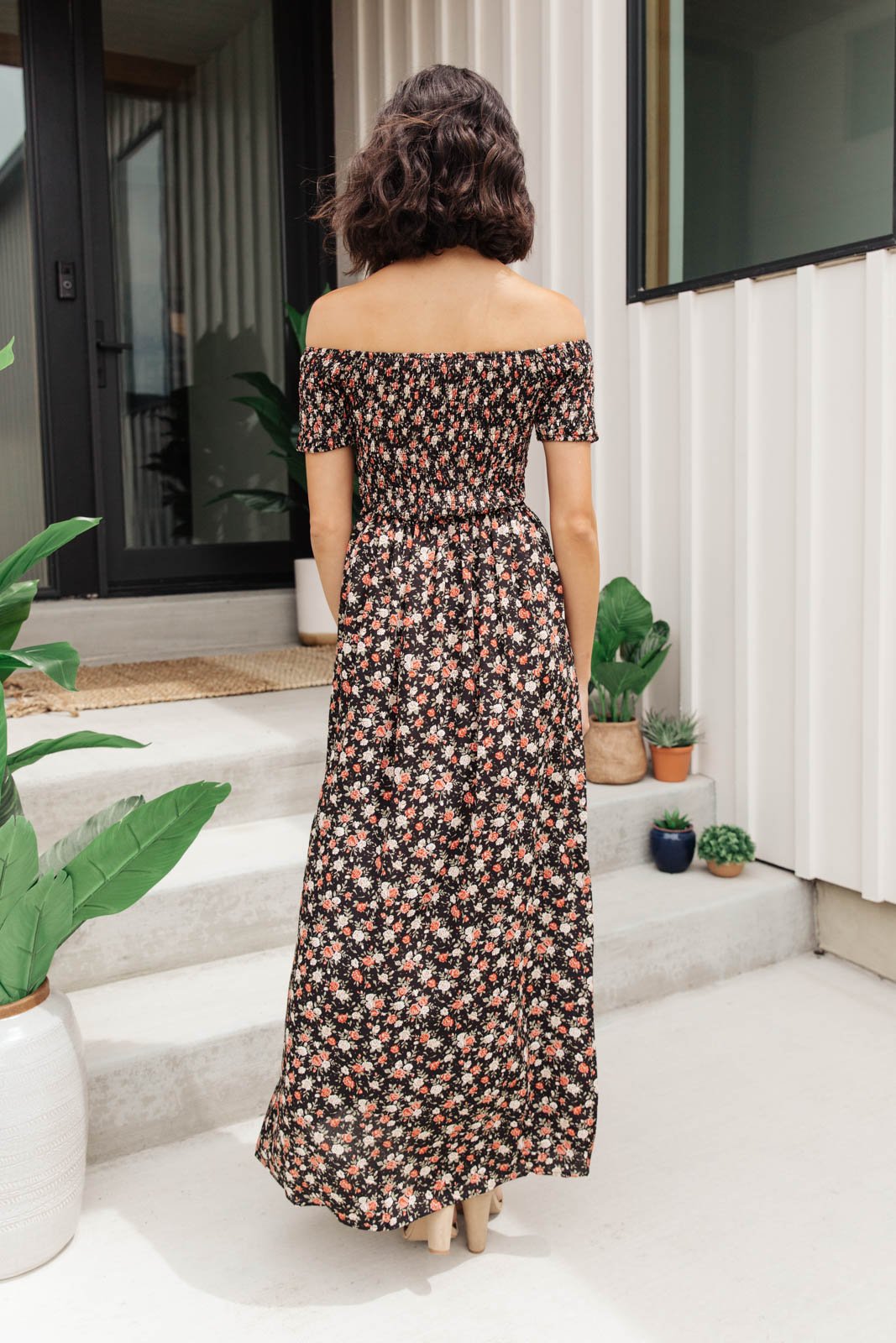 Tuscan Dreams Dress in Navy