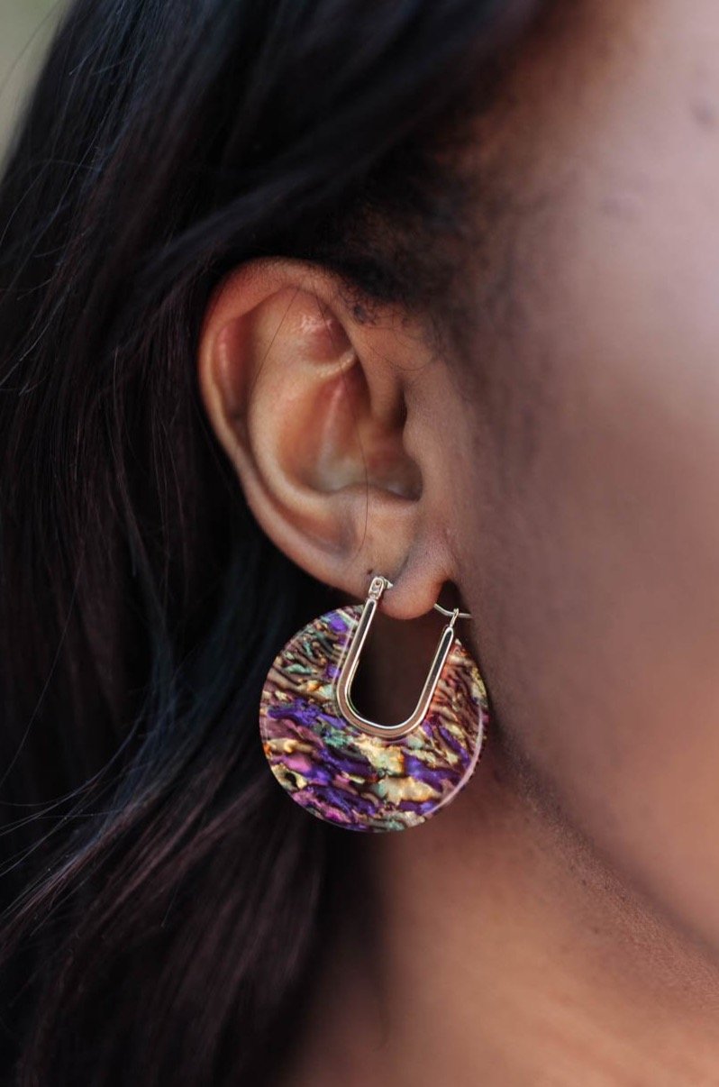 Wave of Color Earrings