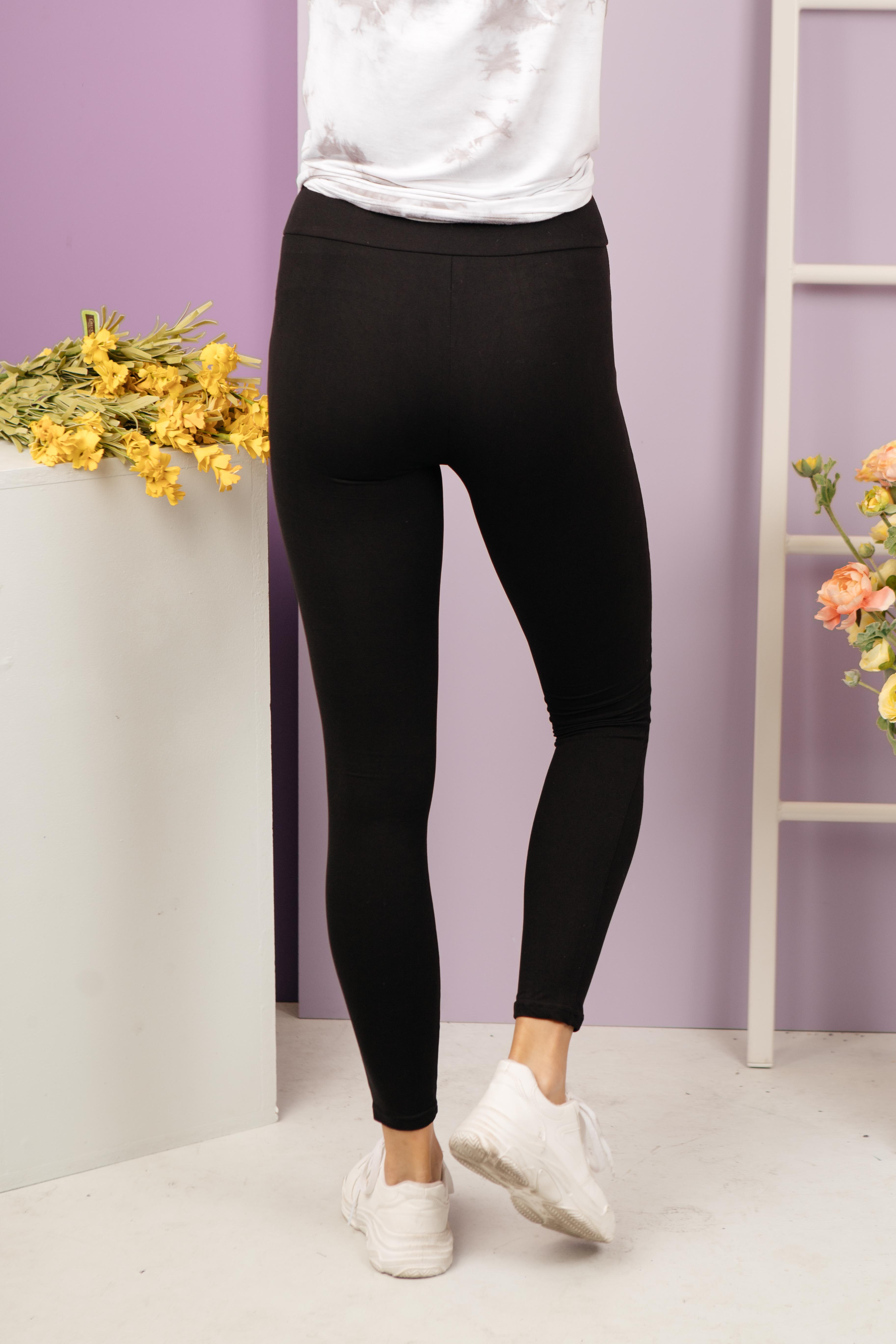 Soft As Butter Moto Leggings in Black
