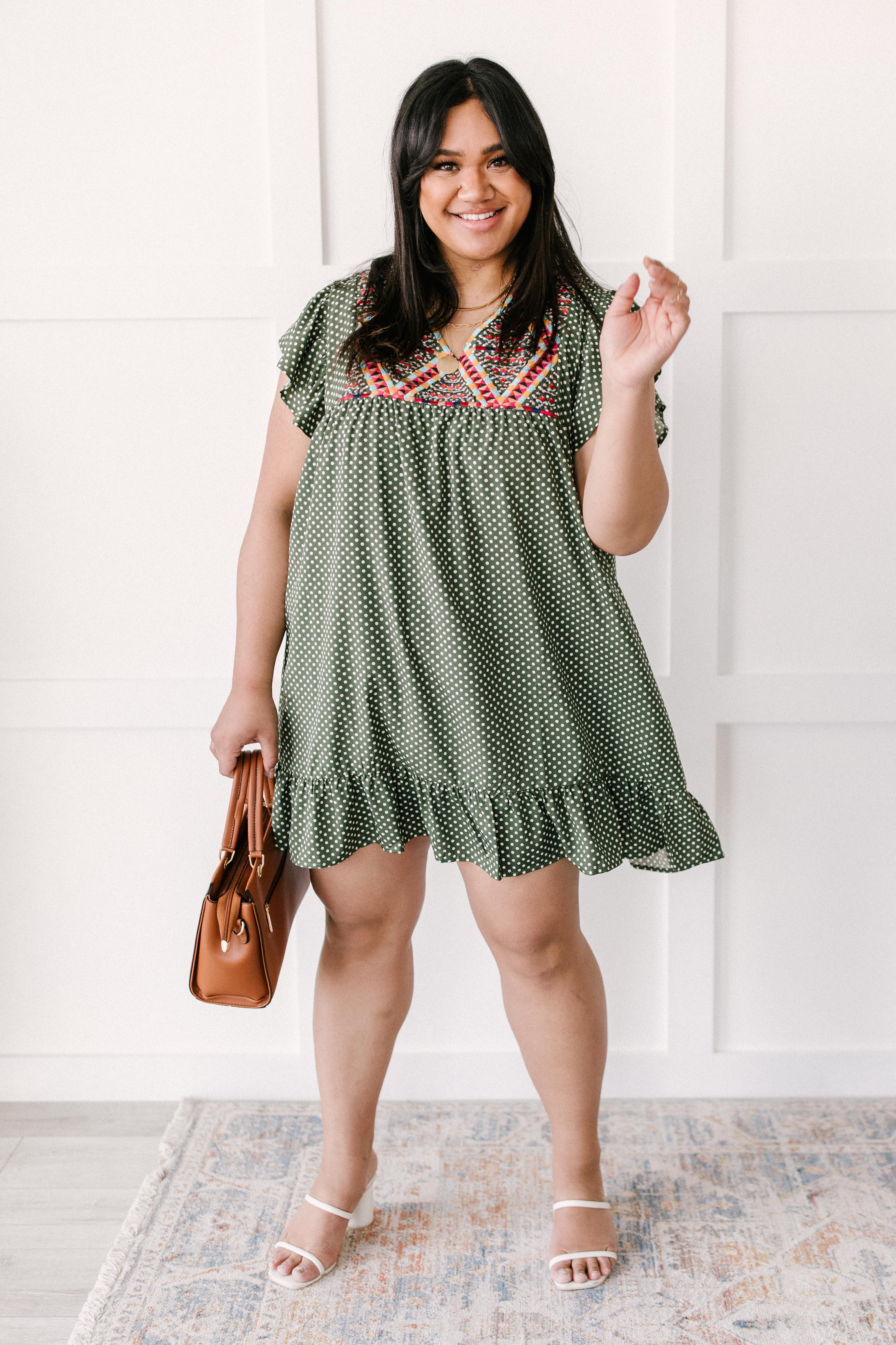 Vera Embroidered Dress