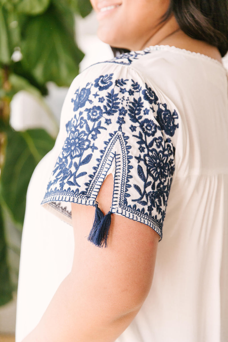 Wanderlust Embroidered Blouse