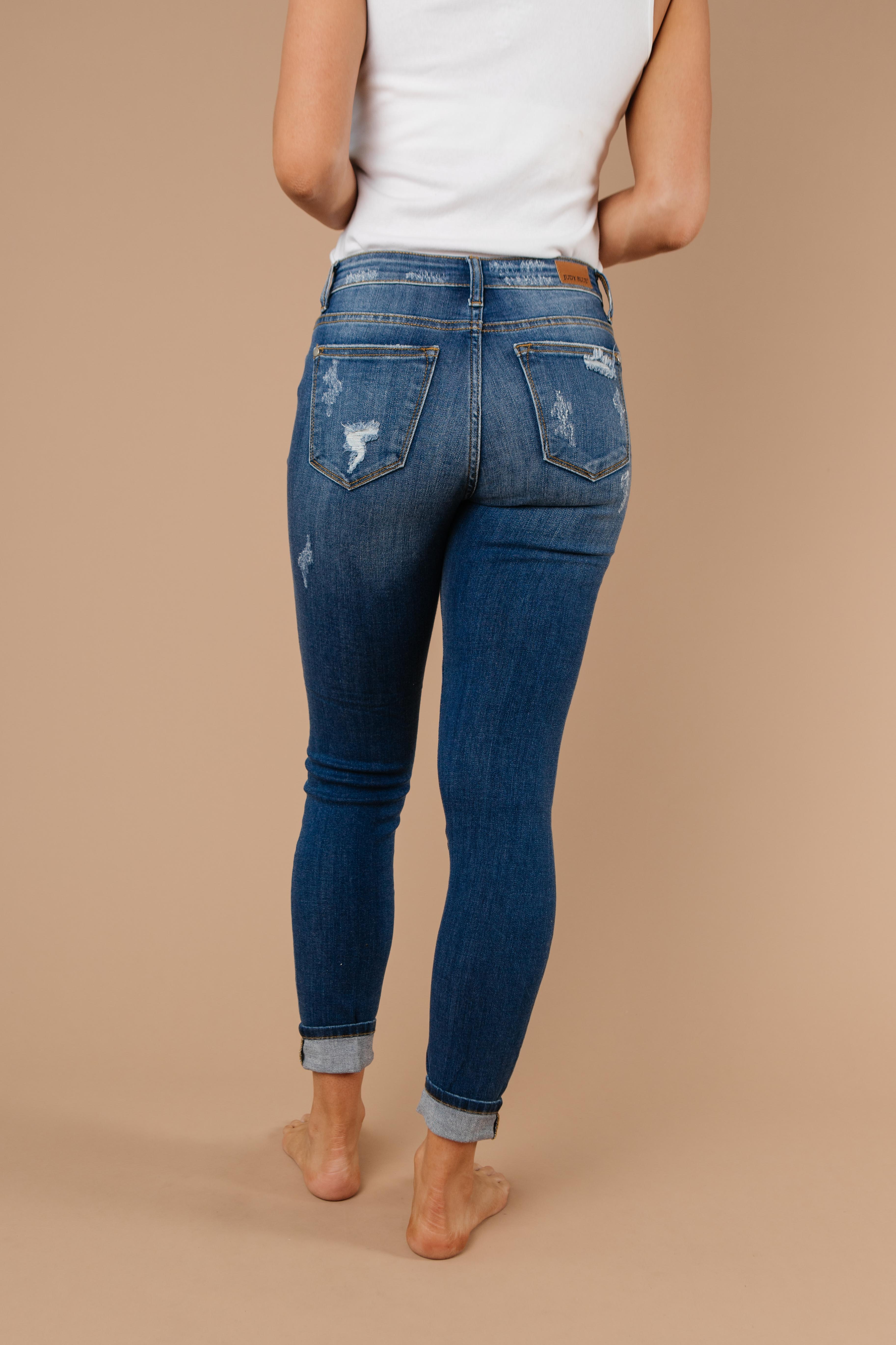 Wild Thing Leopard Patch Jeans