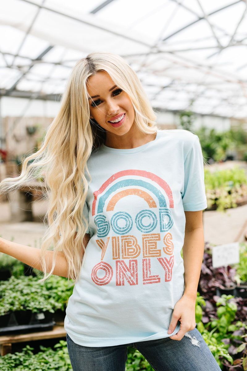 A Rainbow Of Good Vibes Graphic Tee