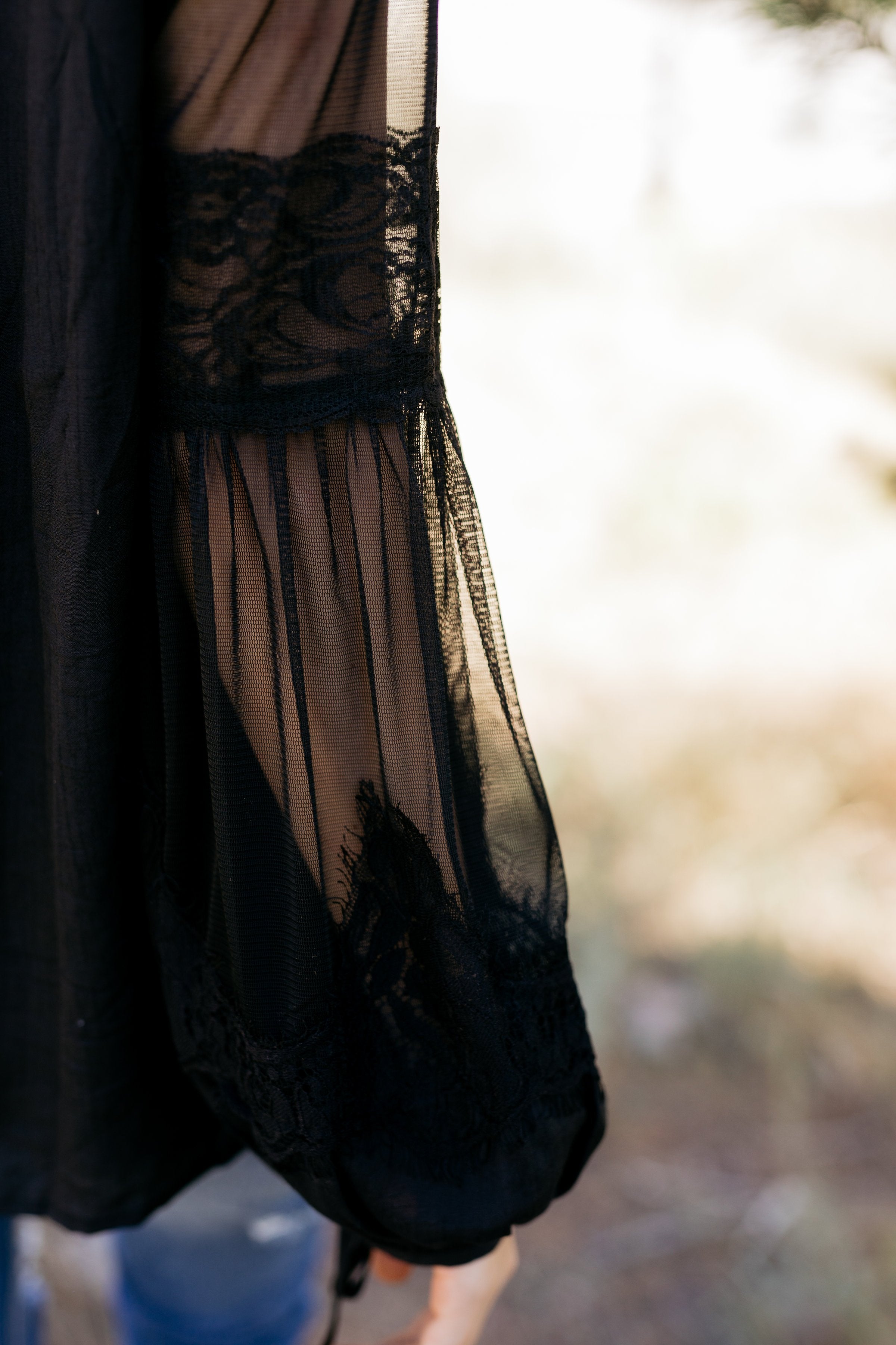 Autumn Affairs Of The Heart Top In Black