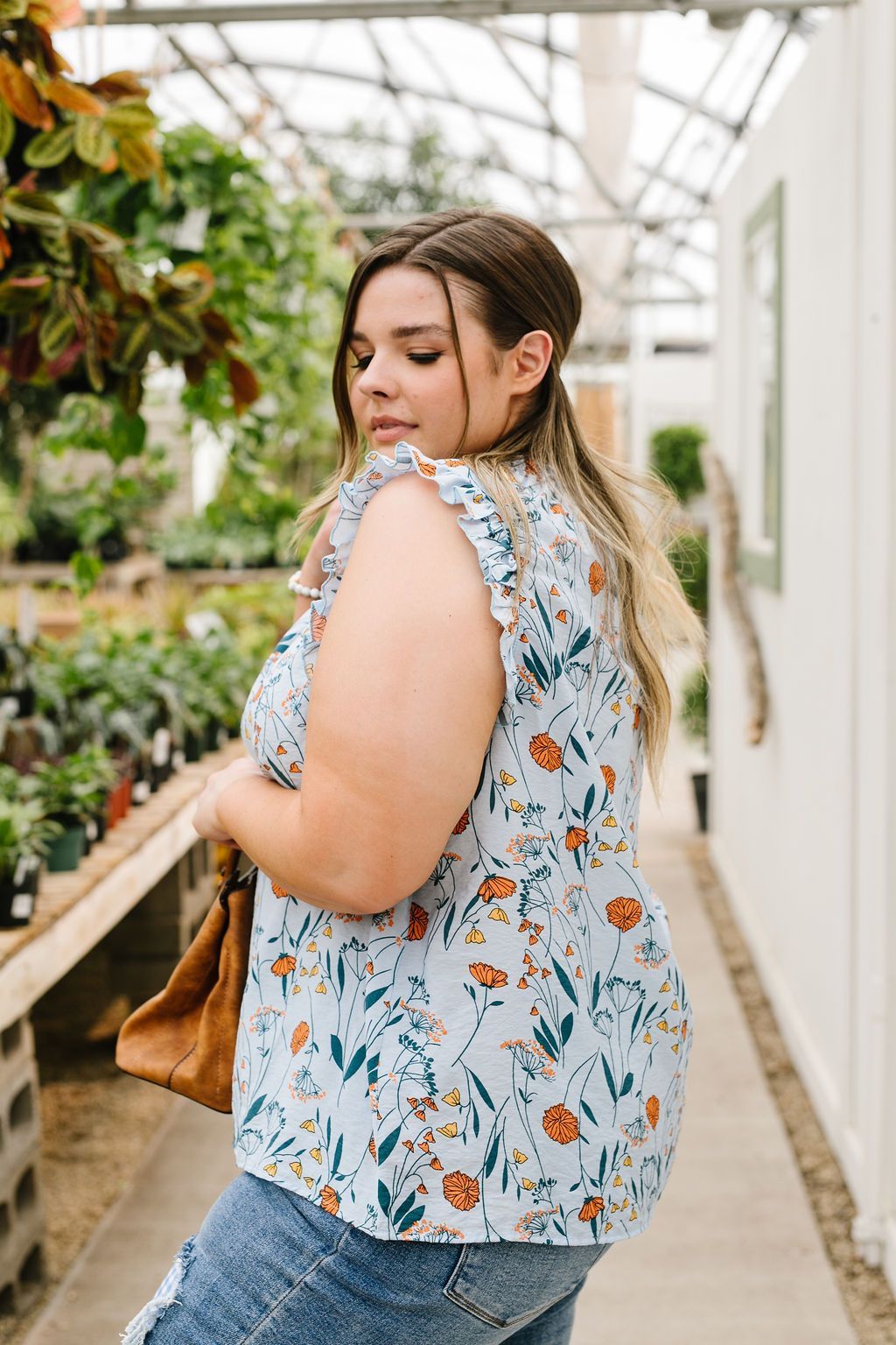 Blue Skies & Wildflowers Blouse