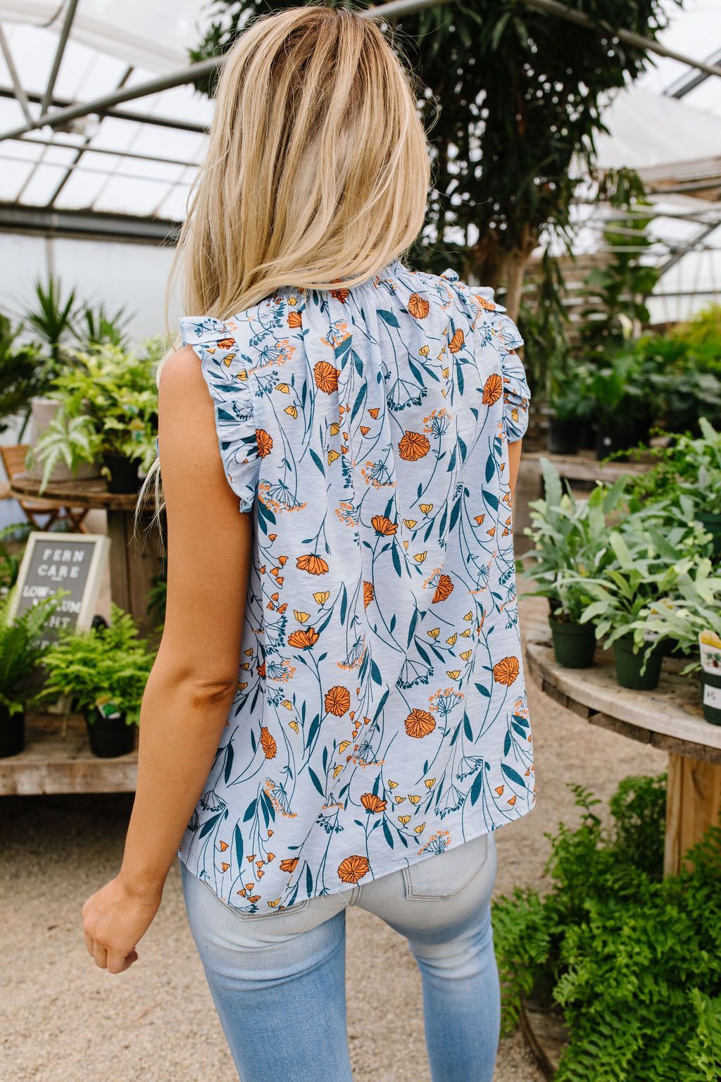 Blue Skies & Wildflowers Blouse