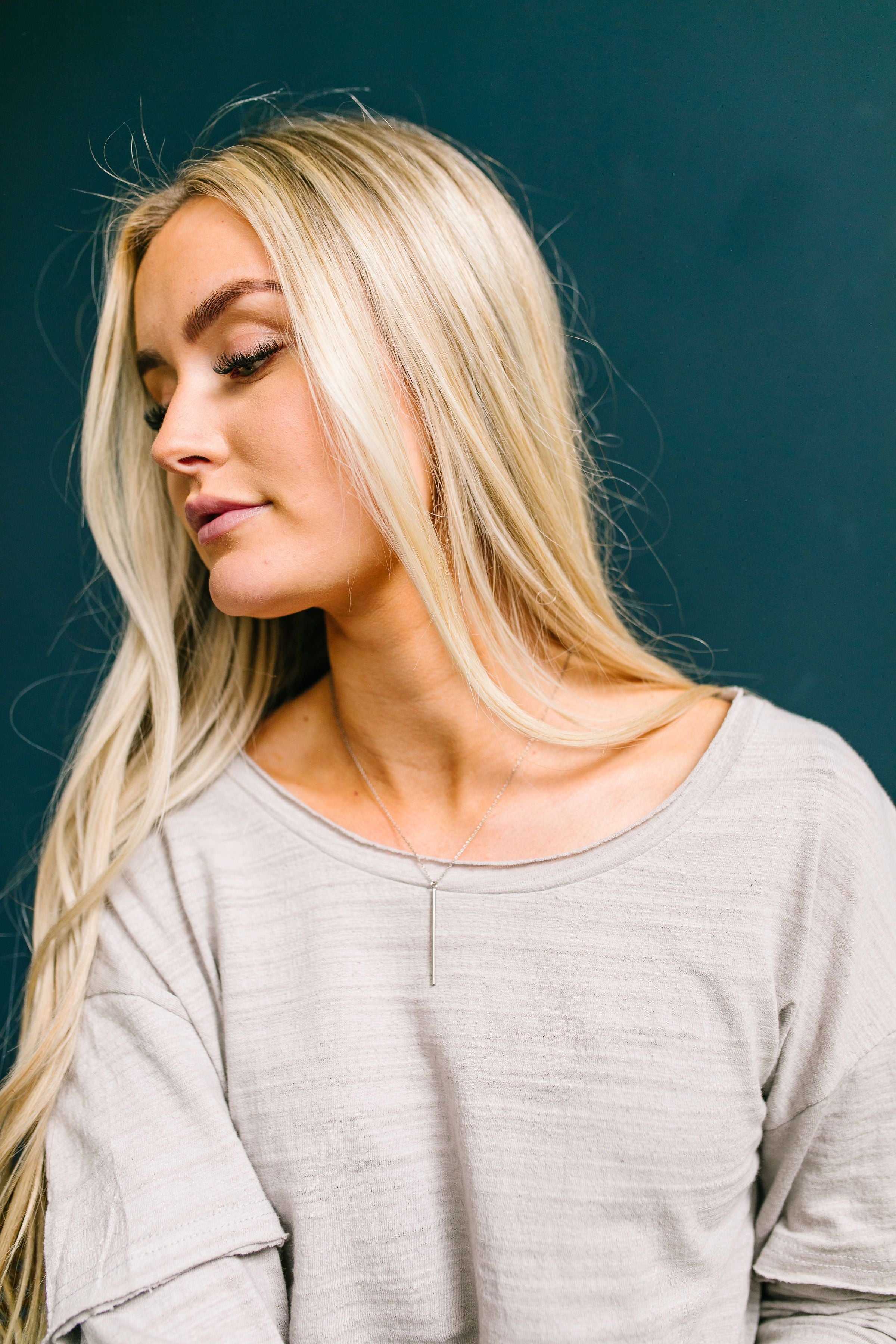 Burn Baby Burnout Layered Tee In Gray - ALL SALES FINAL