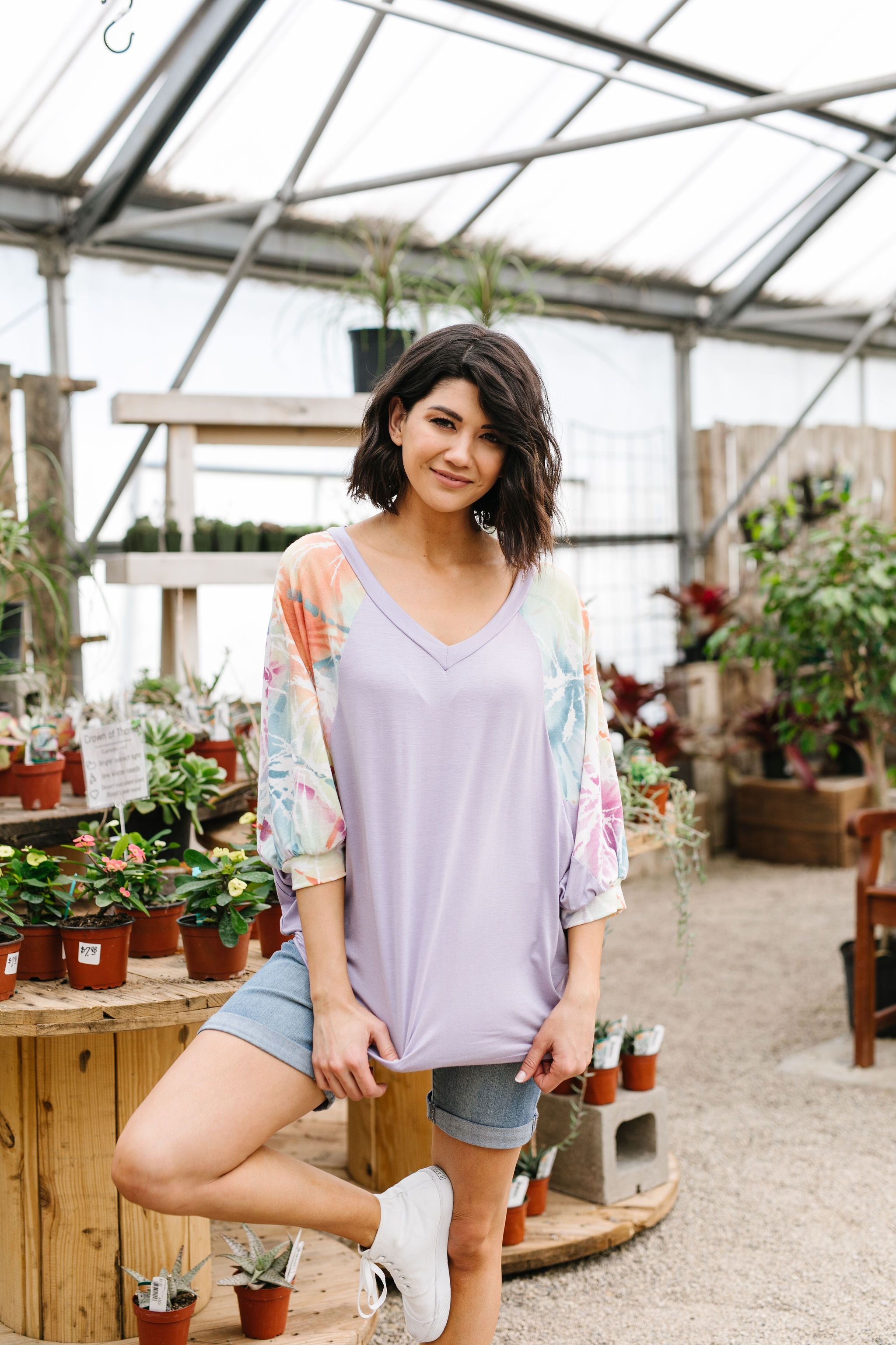Burst Of Color Top