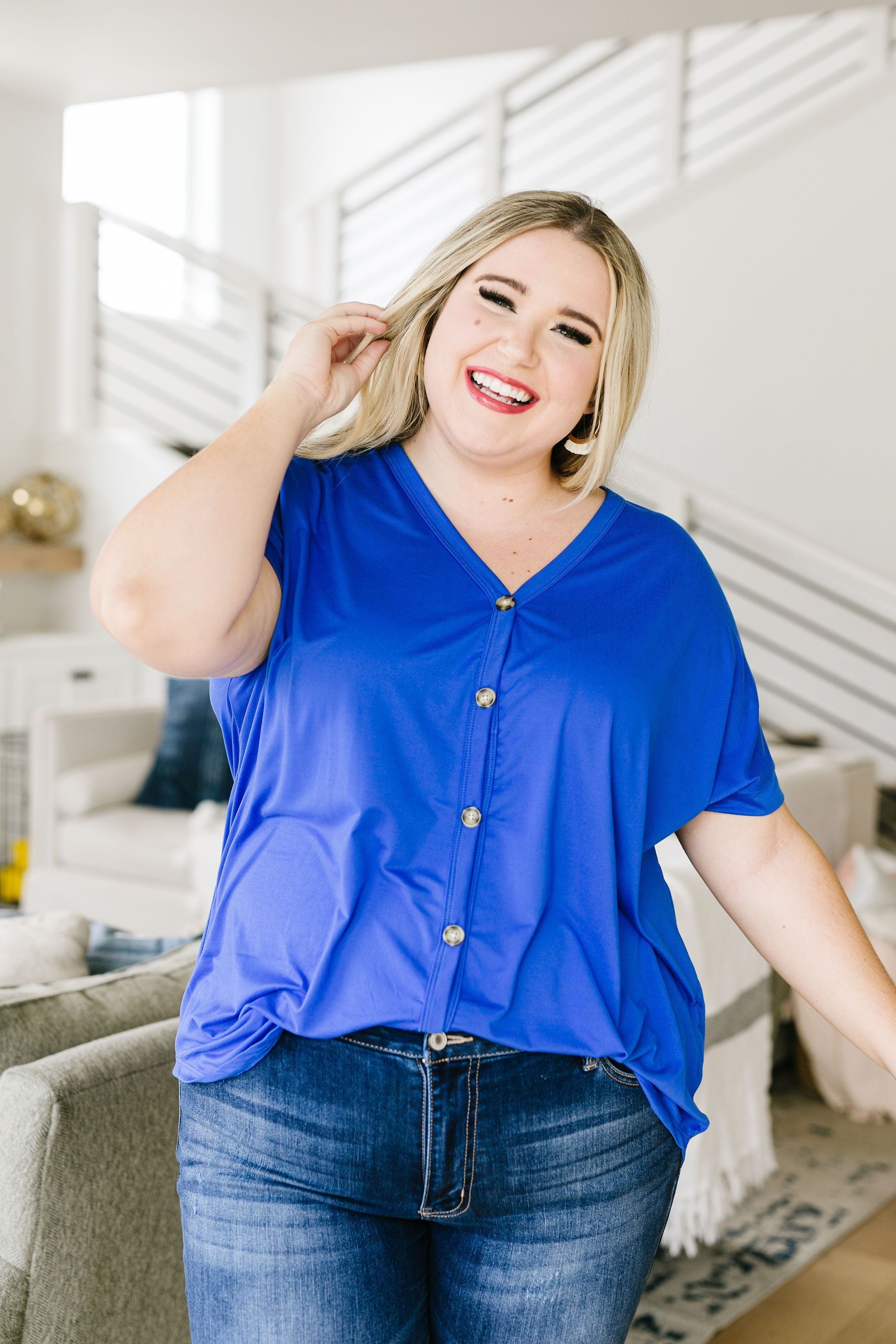 Button-down Comfort In Blue