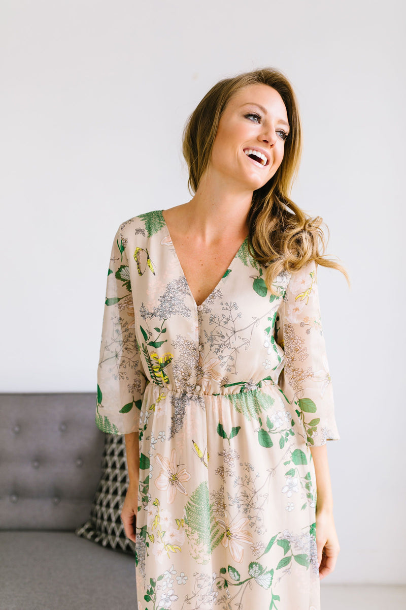Camille Floral Maxi