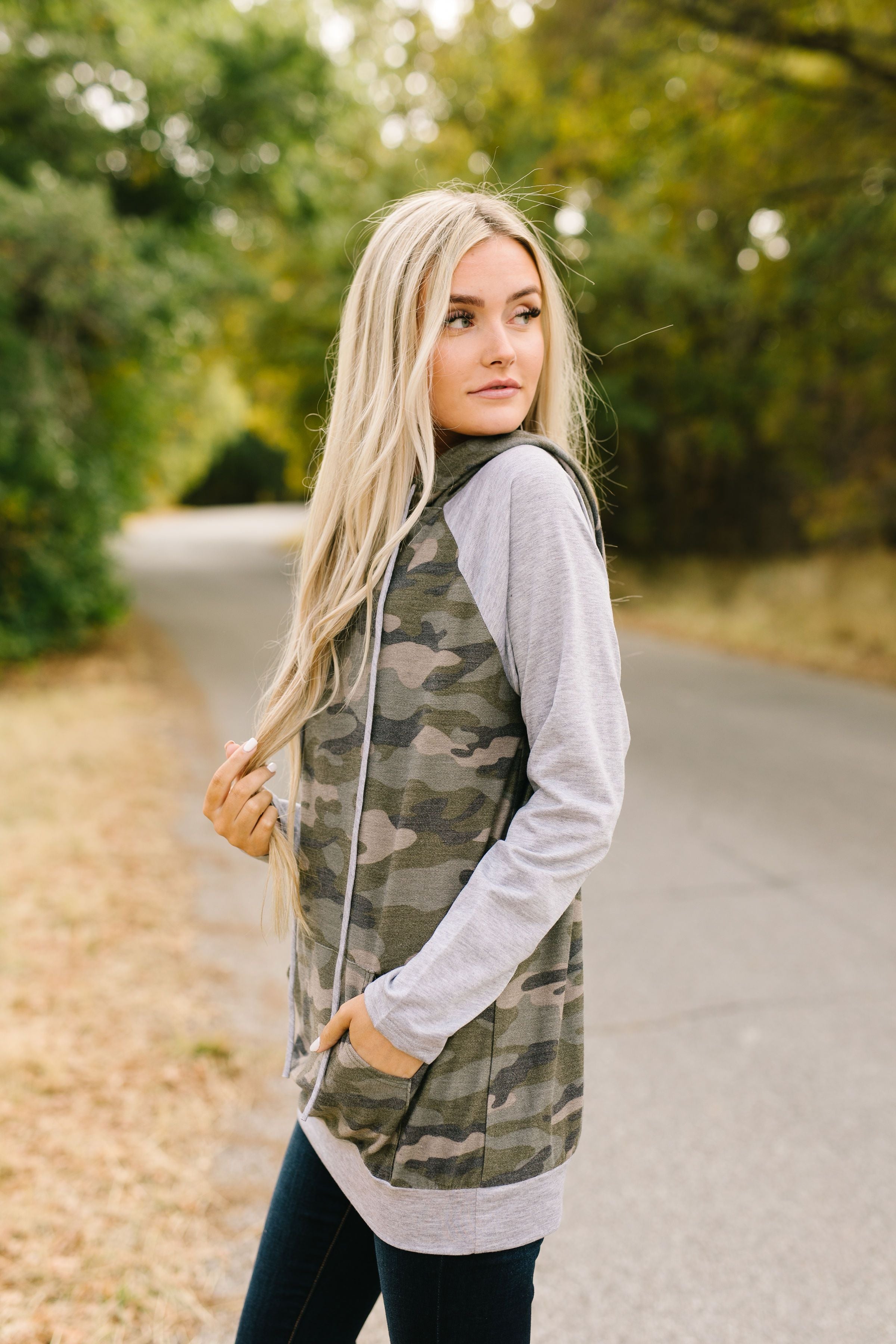 Camo Is The New Black Hoodie - ALL SALES FINAL