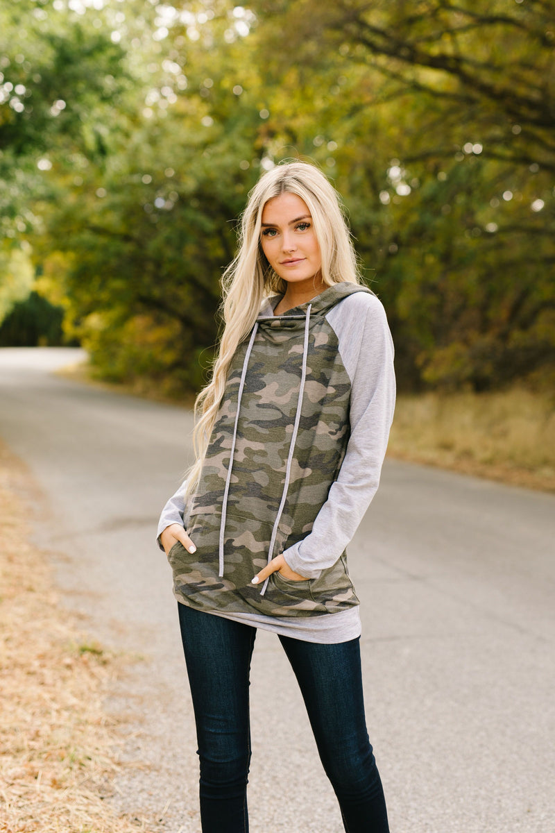 Camo Is The New Black Hoodie - ALL SALES FINAL