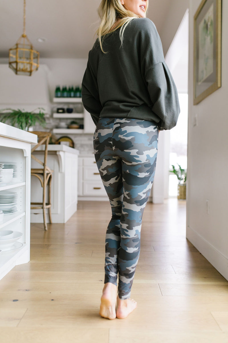 Camouflage Moto Leggings