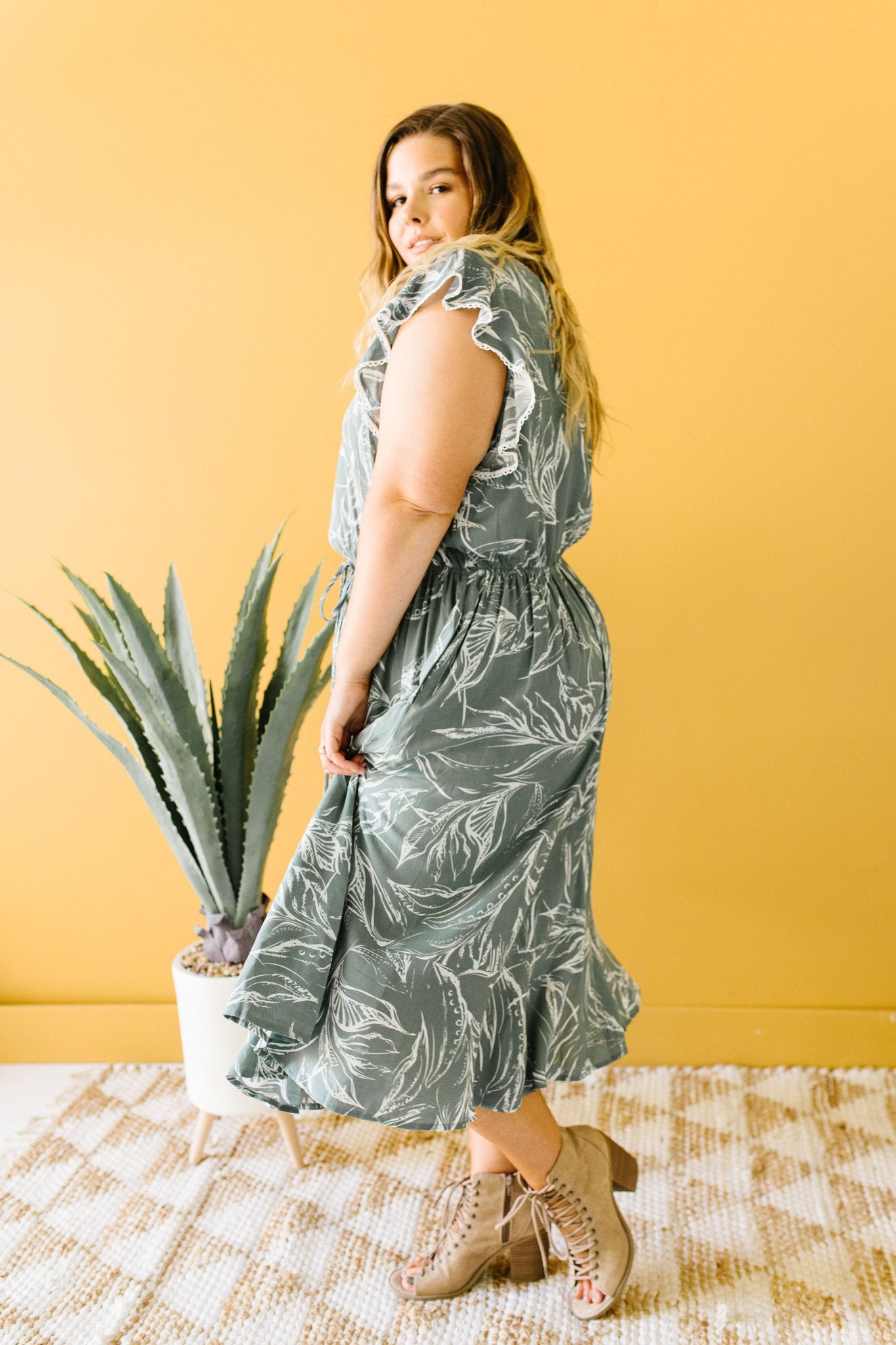 Can't Leave It Alone Midi Dress