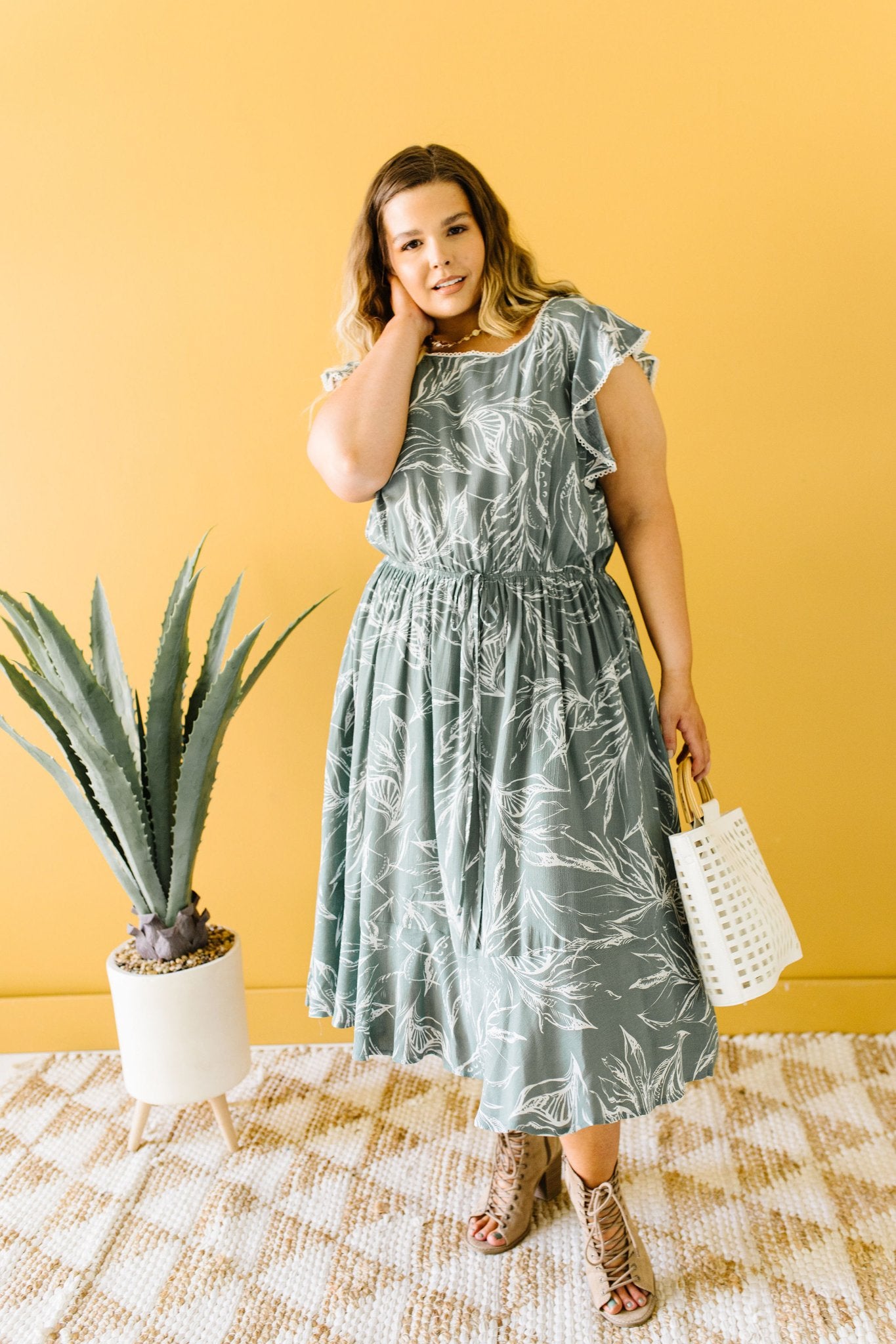 Can't Leave It Alone Midi Dress