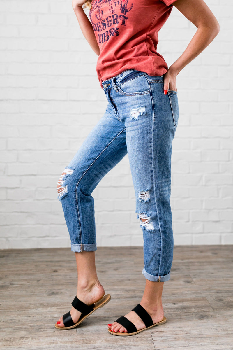 Collateral Damage Boyfriend Jeans