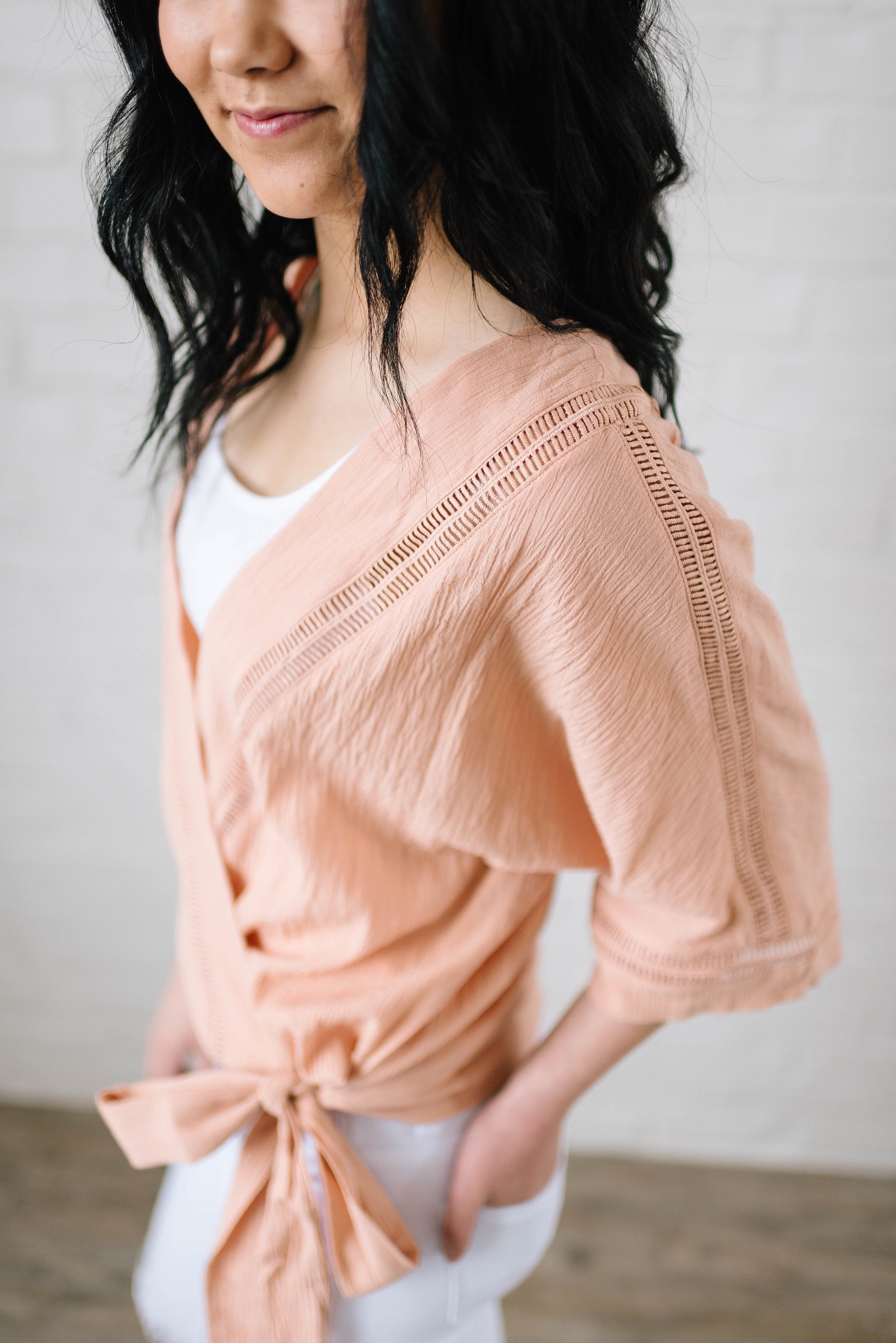 Corinne Wrap Top