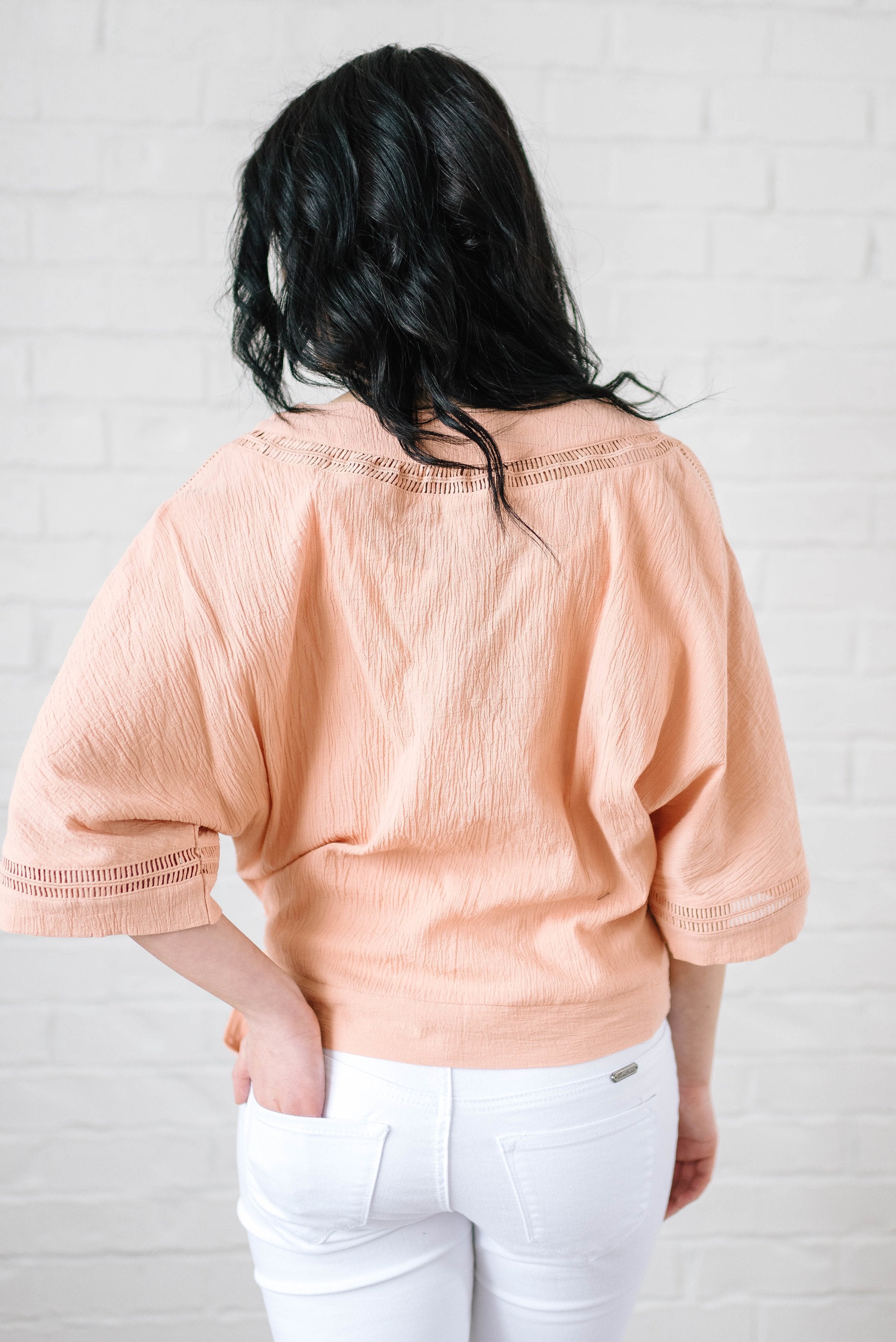 Corinne Wrap Top