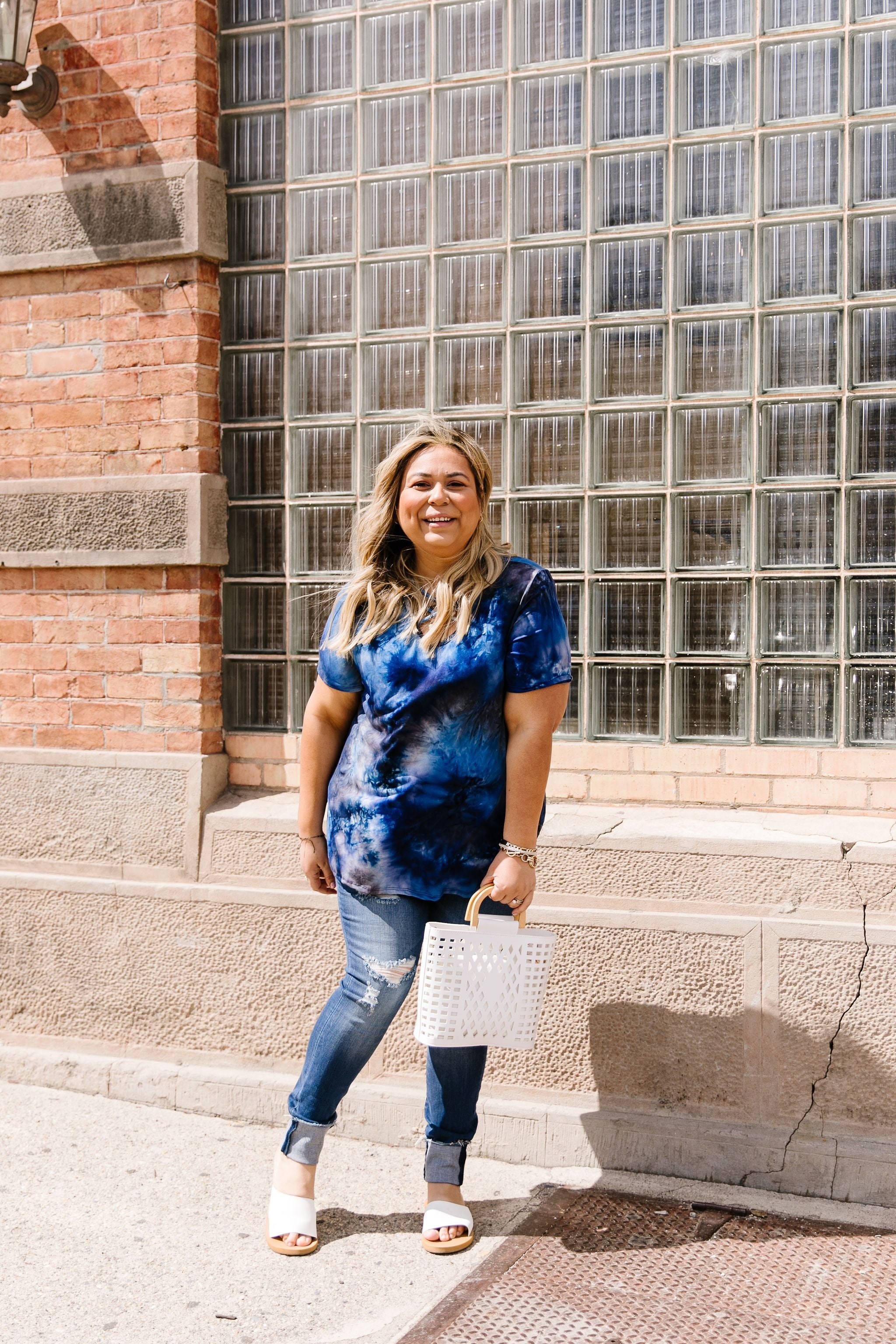 Cross My Heart, Hope To Tie Dye Top