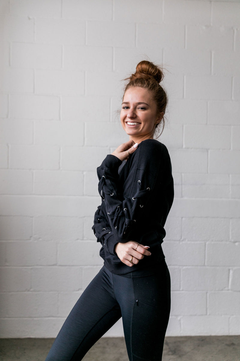 Criss Crossfit Sweatshirt In Black