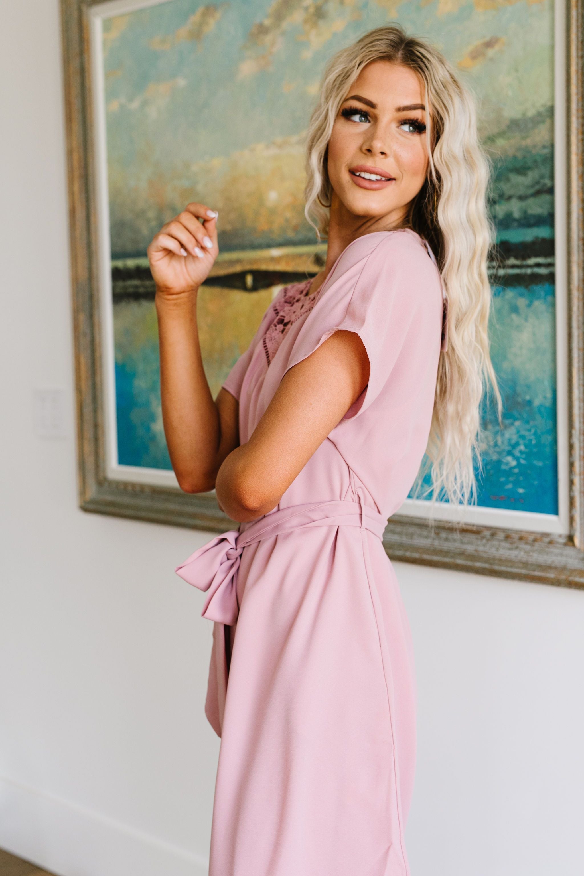 Cut Flowers Shift Dress