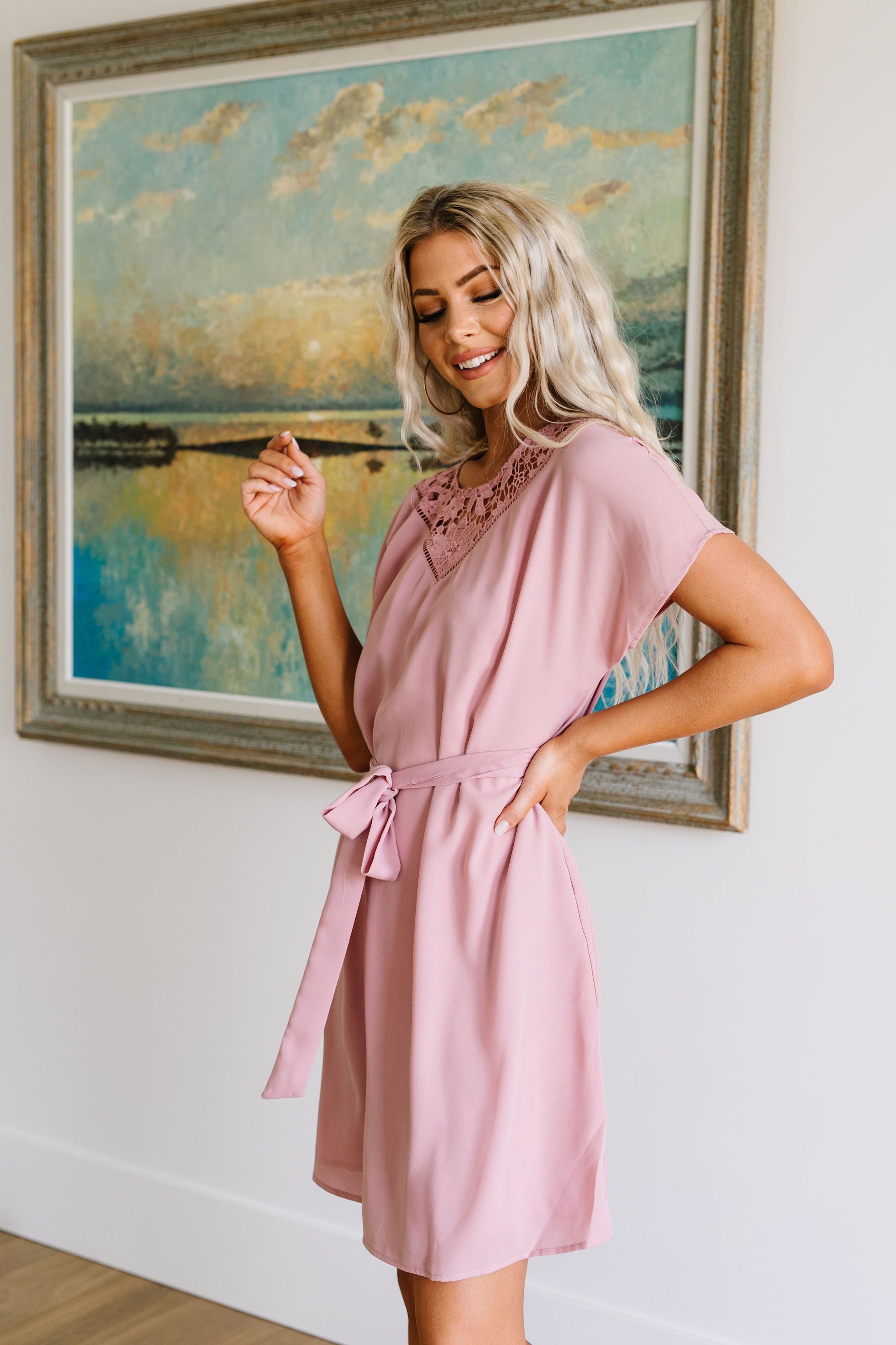 Cut Flowers Shift Dress