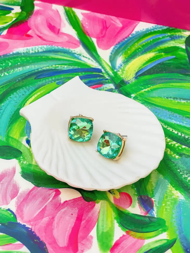 PREORDER: Iridescent Stud Earrings in Assorted Colors