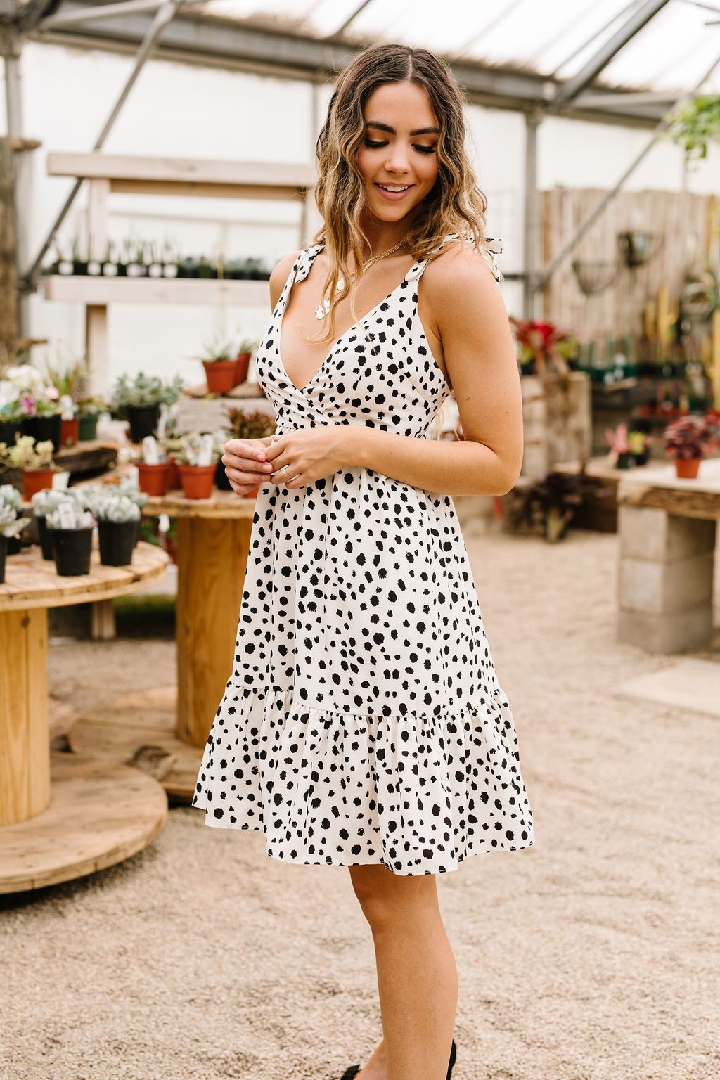 Darling Dalmatian Spot Dress