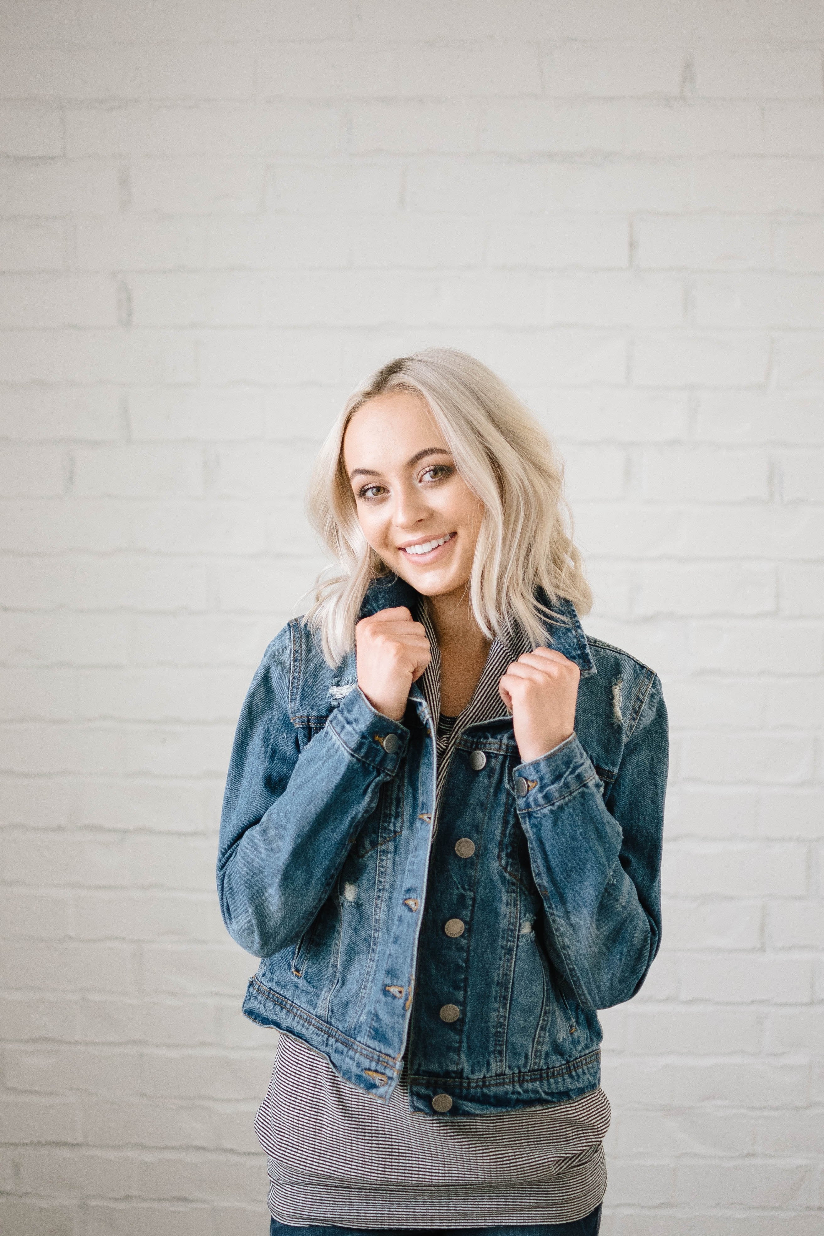 Downtown Denim Crop Jacket