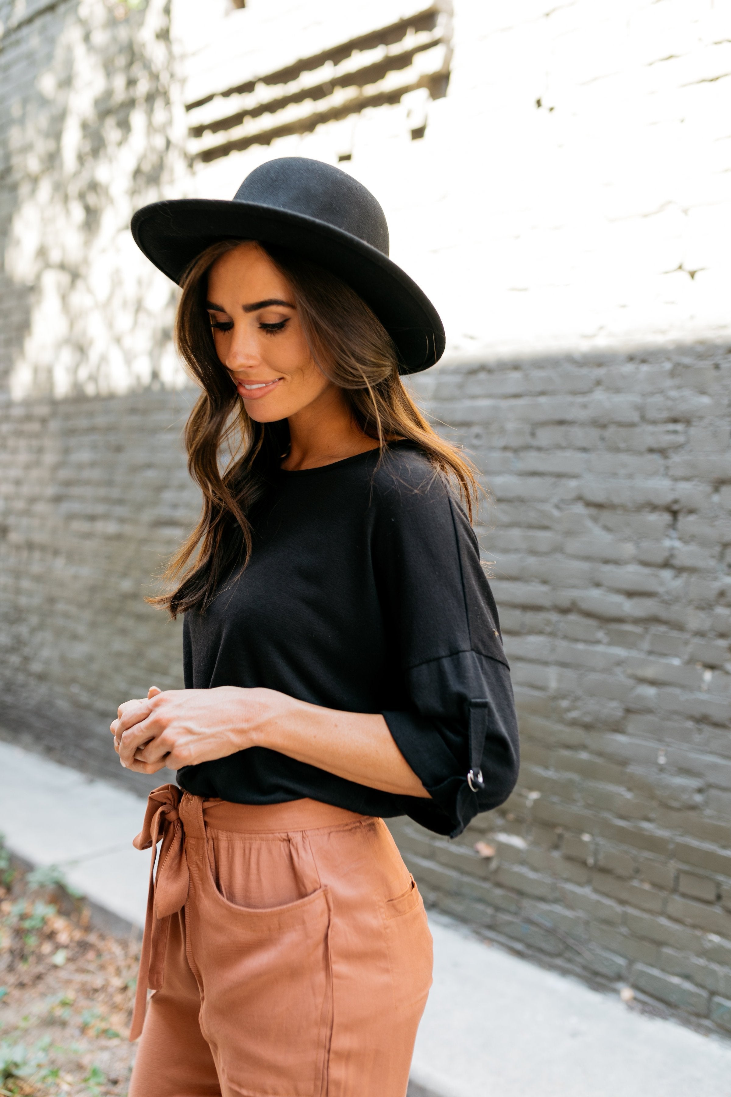 Easy Come Easy Go High-Low Top In Black - ALL SALES FINAL