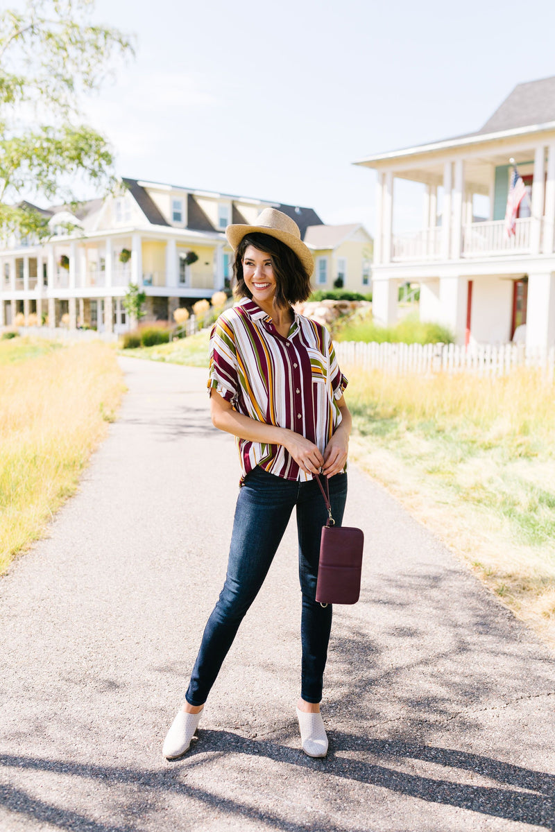 Fall Festival Of Stripes Top