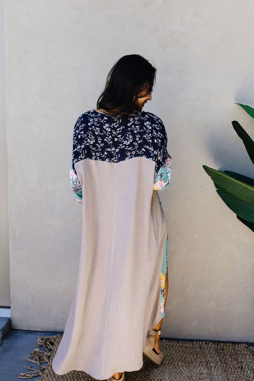 Flower Patch Long Cardigan