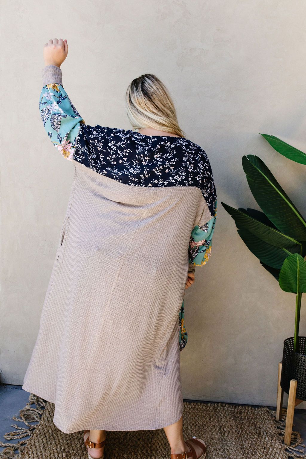 Flower Patch Long Cardigan