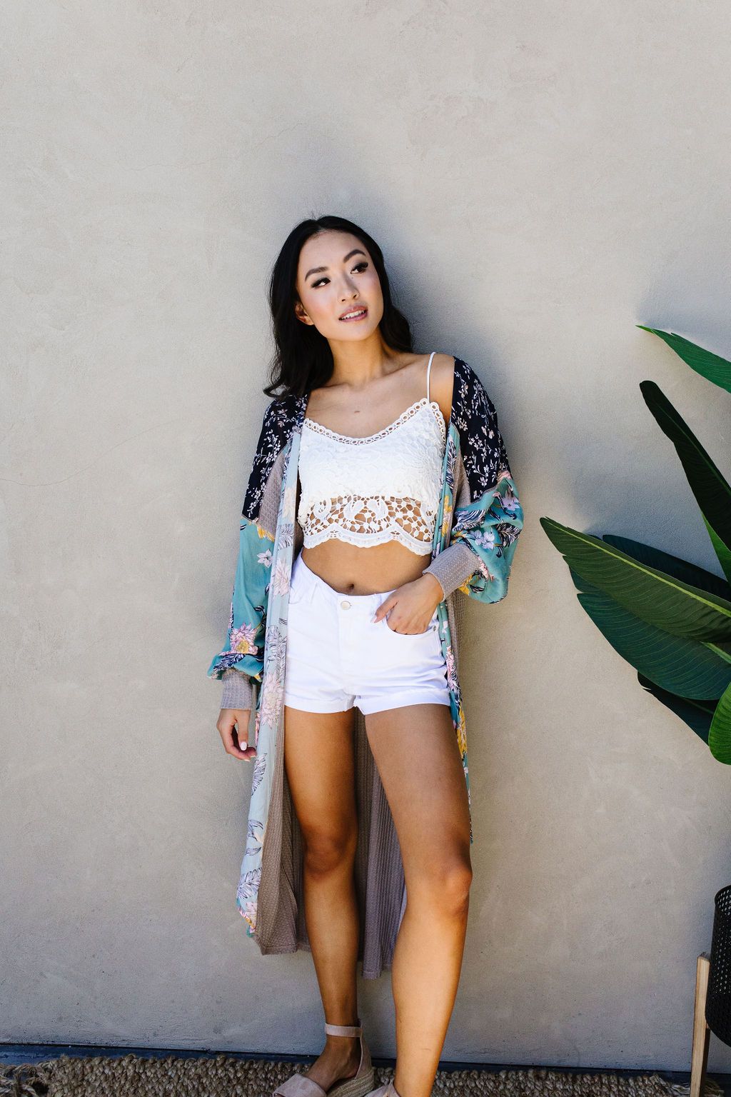 Flower Patch Long Cardigan